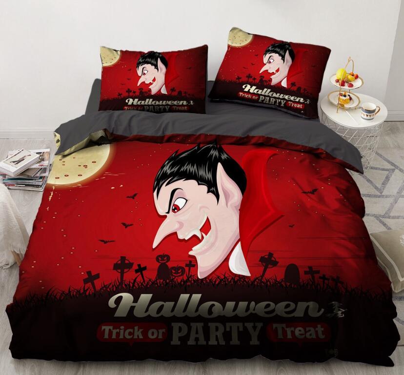 3D Cartoon Vampire 8024 Bed Pillowcases Quilt
