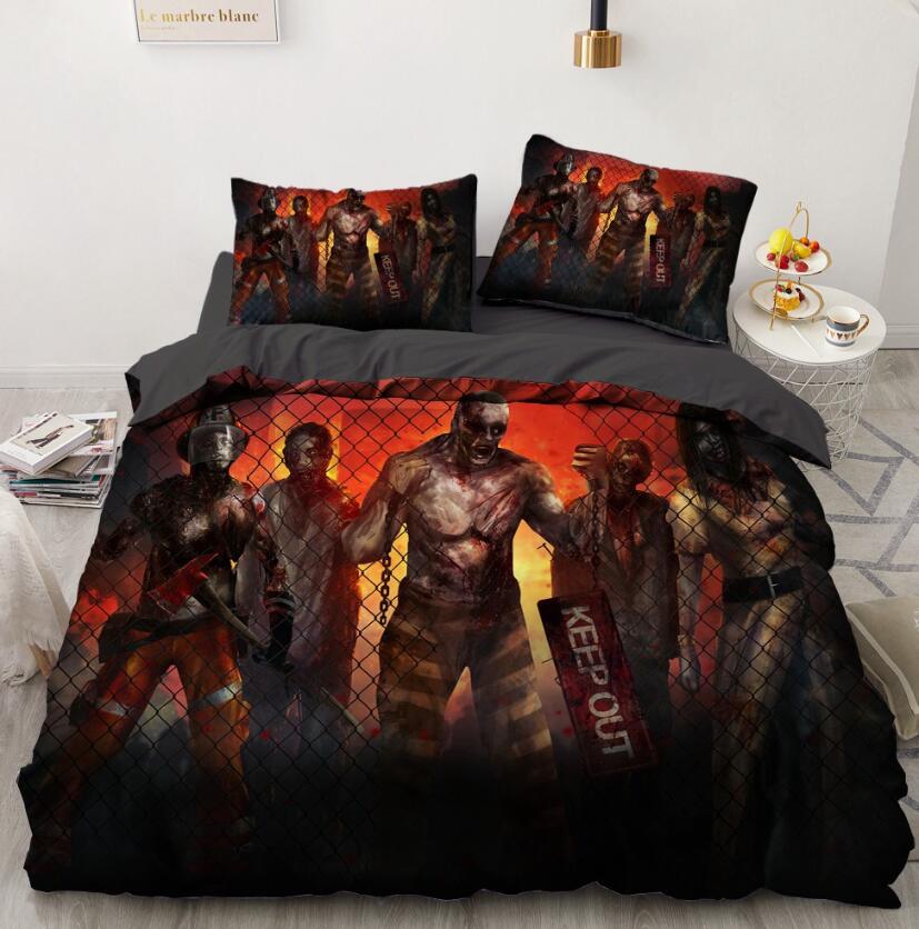 3D Five Zombies 7729 Bed Pillowcases Quilt