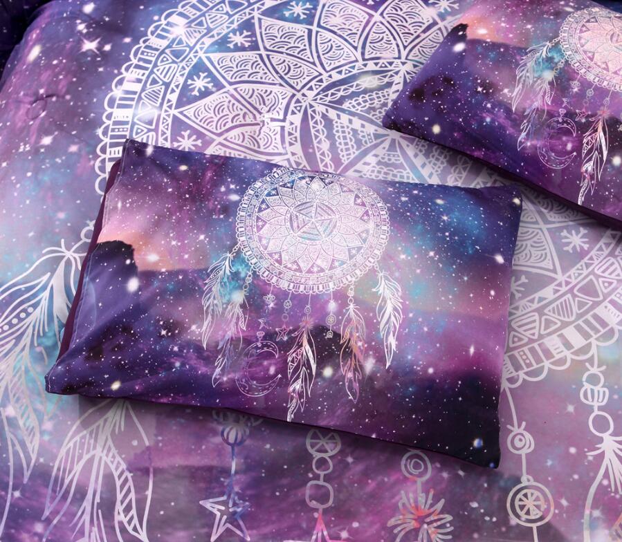 3D Starry Sky Dreamcatcher 6631 Bed Pillowcases Quilt