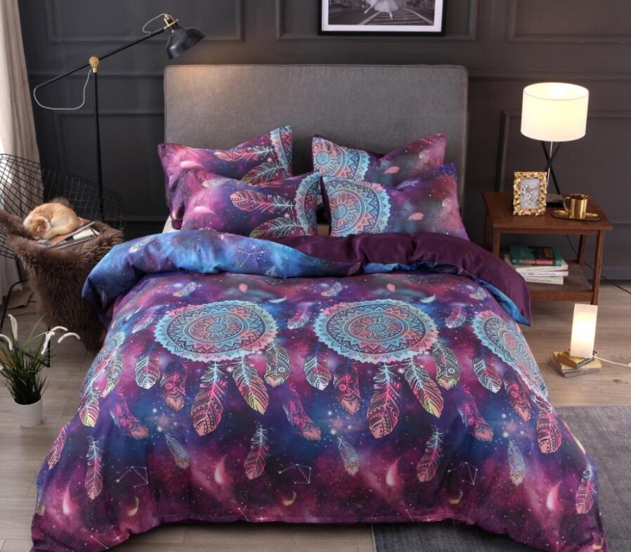 3D Fuchsia Three Dream Catchers 66102 Bed Pillowcases Quilt