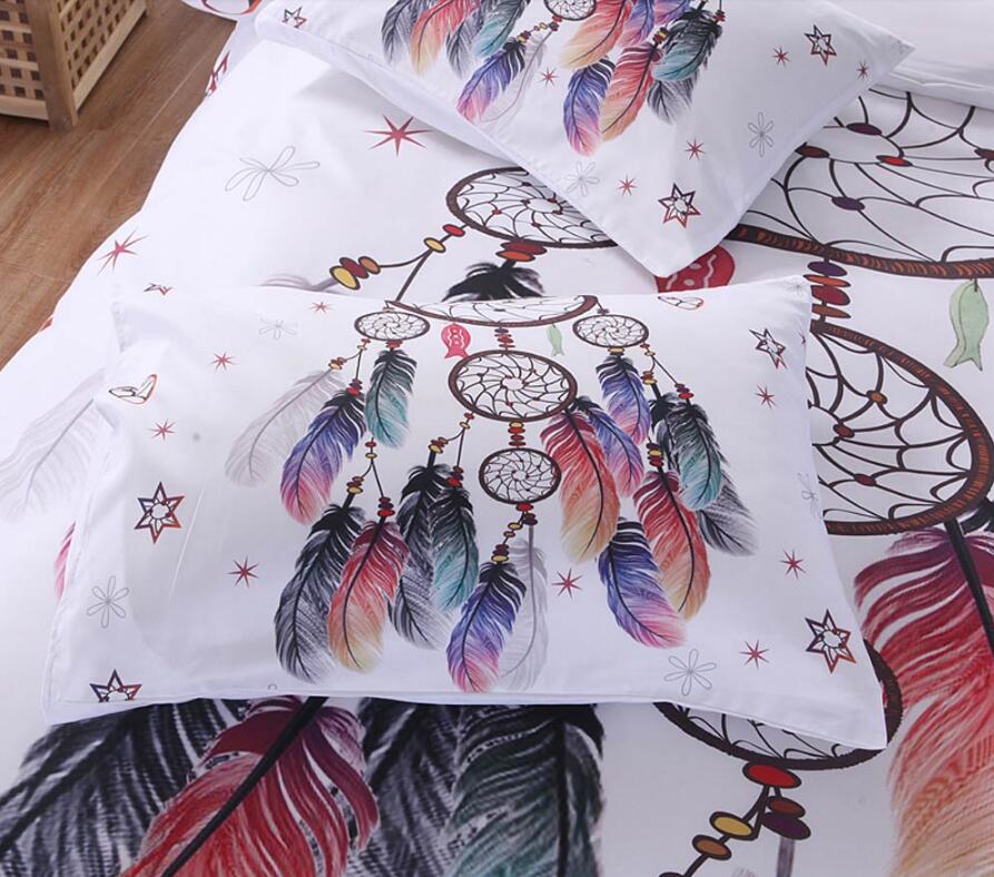 3D Feather Dream Catcher 66114 Bed Pillowcases Quilt