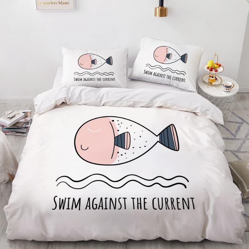 3D Jane Fish 55113 Bed Pillowcases Quilt