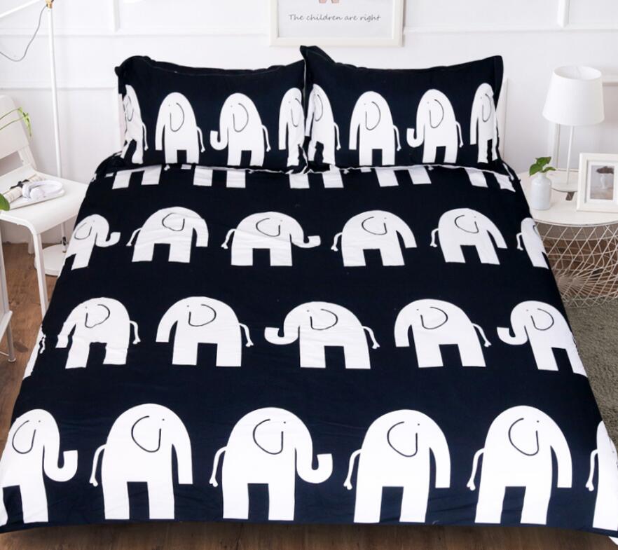 3D Small Elephant 9025 Bed Pillowcases Quilt