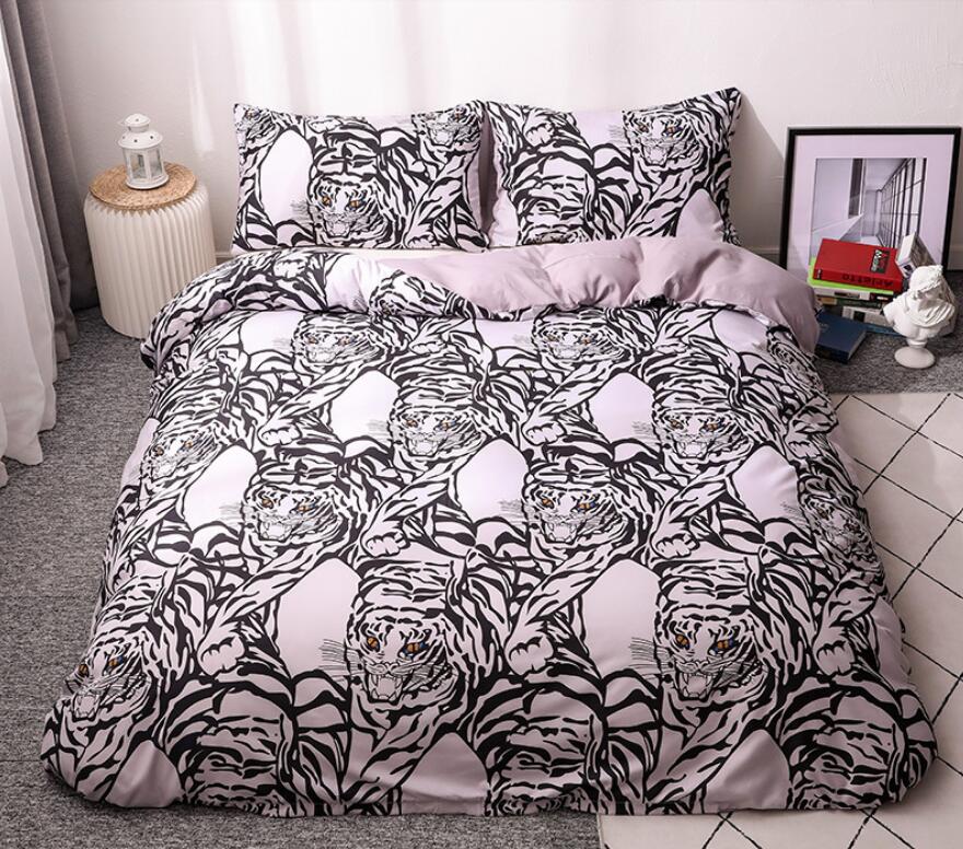 3D Tiger Momentum 9039 Bed Pillowcases Quilt