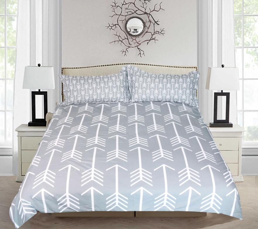 3D Gray 199 Bed Pillowcases Quilt