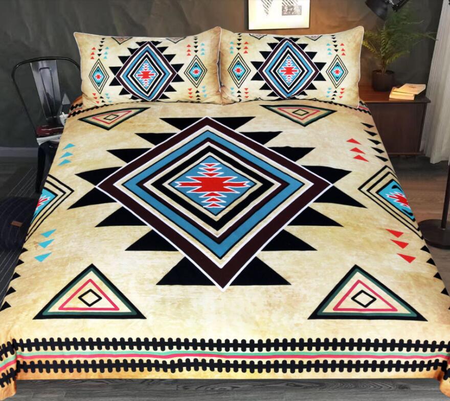 3D Traditional Geometri 9042 Bed Pillowcases Quilt