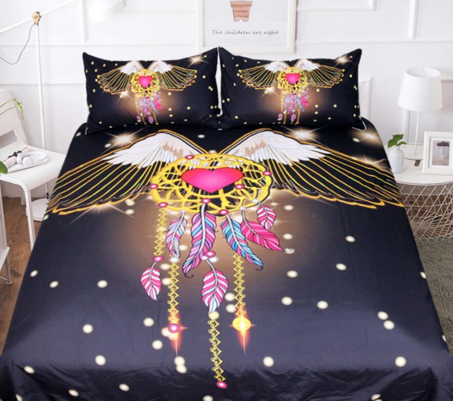3D Dreamcatcher Wing 1130 Bed Pillowcases Quilt