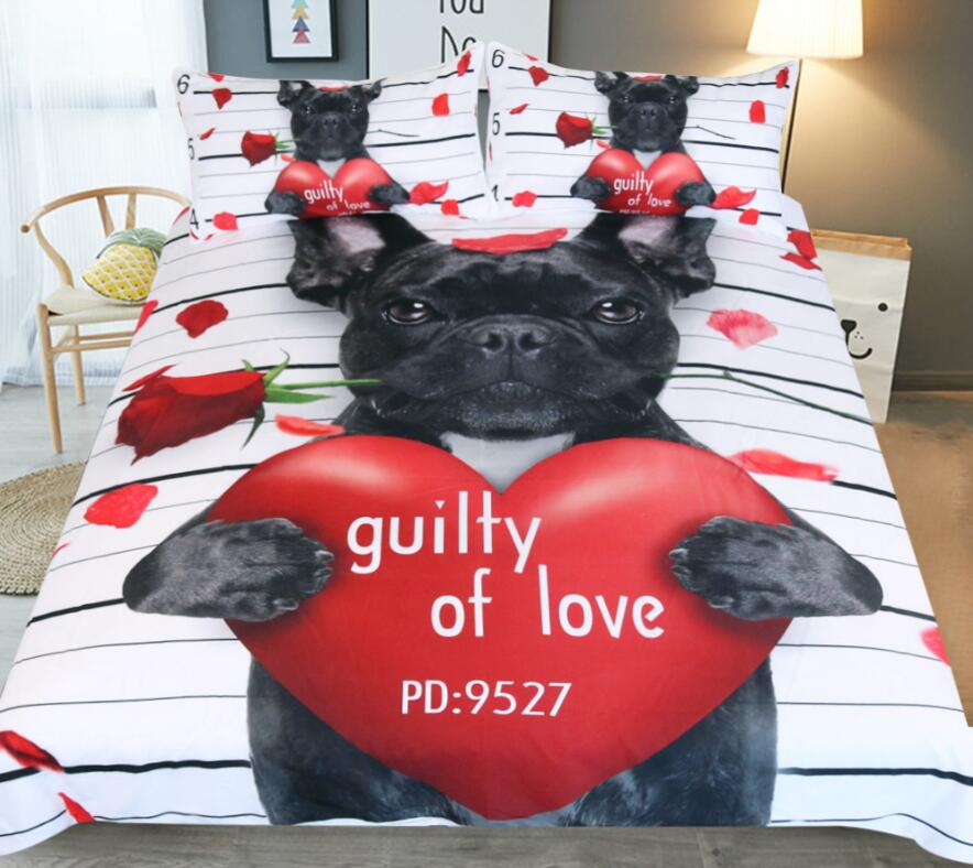 3D New Chubby Dog 1178 Bed Pillowcases Quilt