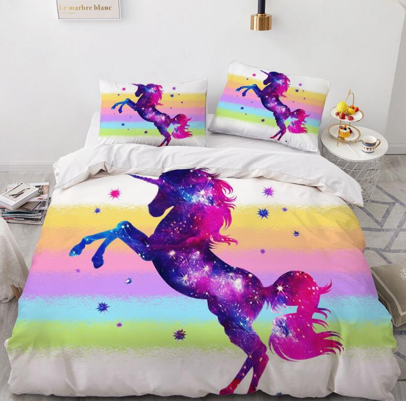 3D Fuchsia Star Exclusive Beast 187 Bed Pillowcases Quilt