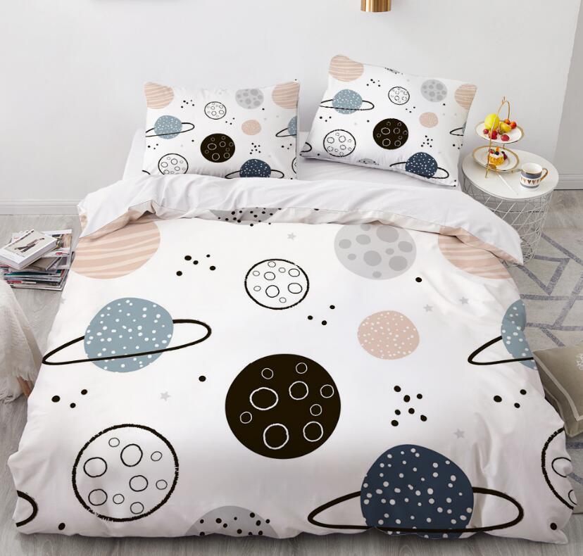3D Cartoons Planet 021 Bed Pillowcases Quilt