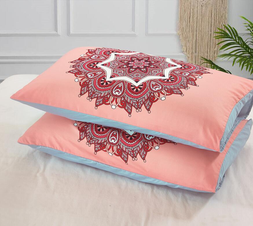 3D Orange Pattern 1197 Bed Pillowcases Quilt