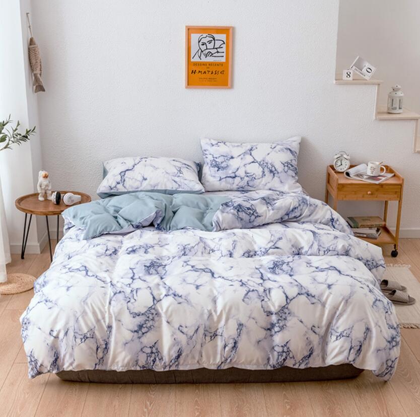 3D Marble-Blue 1163 Bed Pillowcases Quilt