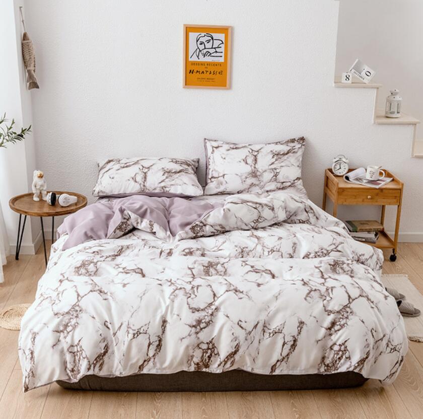 3D Marble-Brown 1164 Bed Pillowcases Quilt