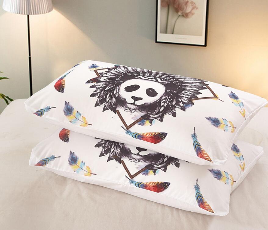 3D Indian Panda 1192 Bed Pillowcases Quilt