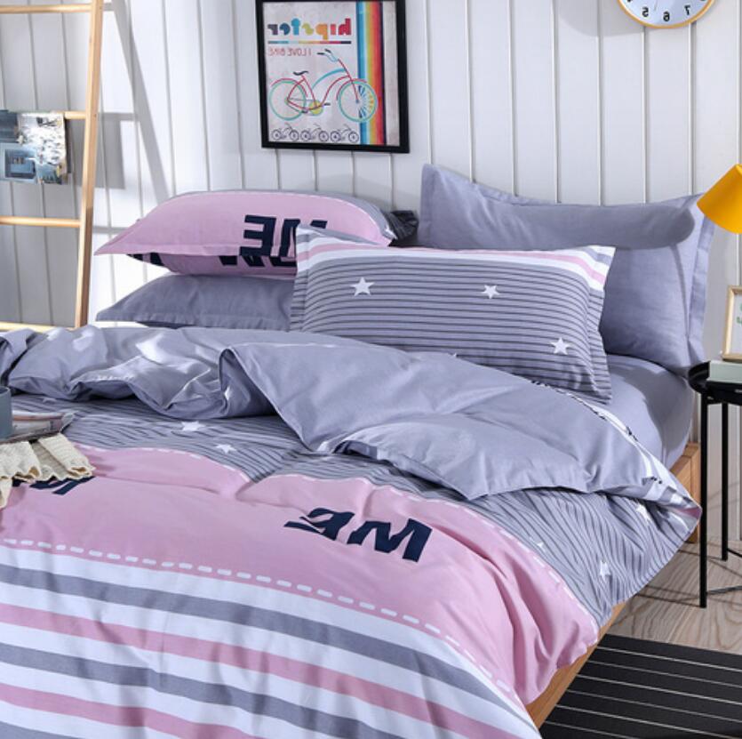 3D Starry Sky-Pink 9033 Bed Pillowcases Quilt