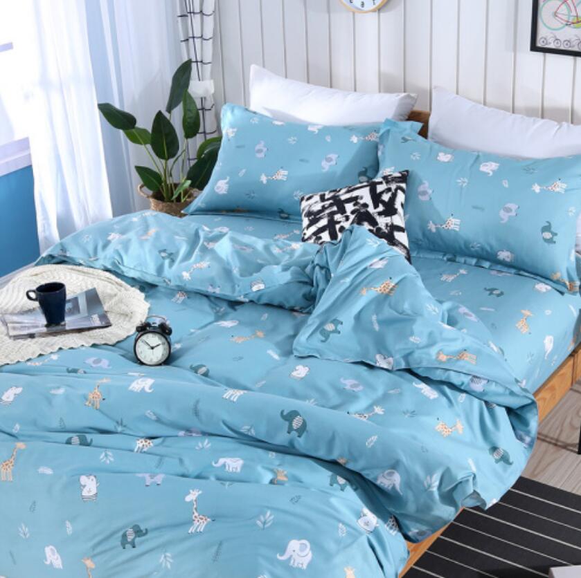 3D Sky Blue Elephant 1054 Bed Pillowcases Quilt