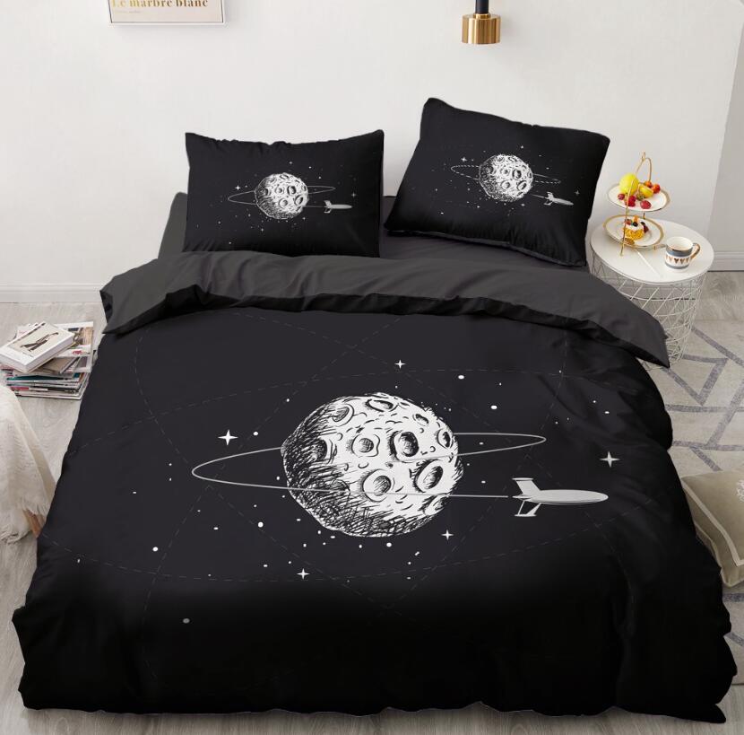 3D Universe Planet 131 Bed Pillowcases Quilt