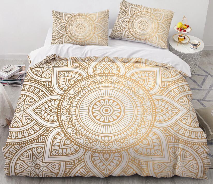 3D Yellow Pattern Totem 88172 Bed Pillowcases Quilt