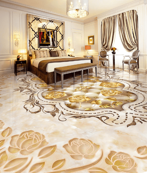 3D Gorgeous Flower 291 Floor Mural Wallpaper AJ Wallpaper 2