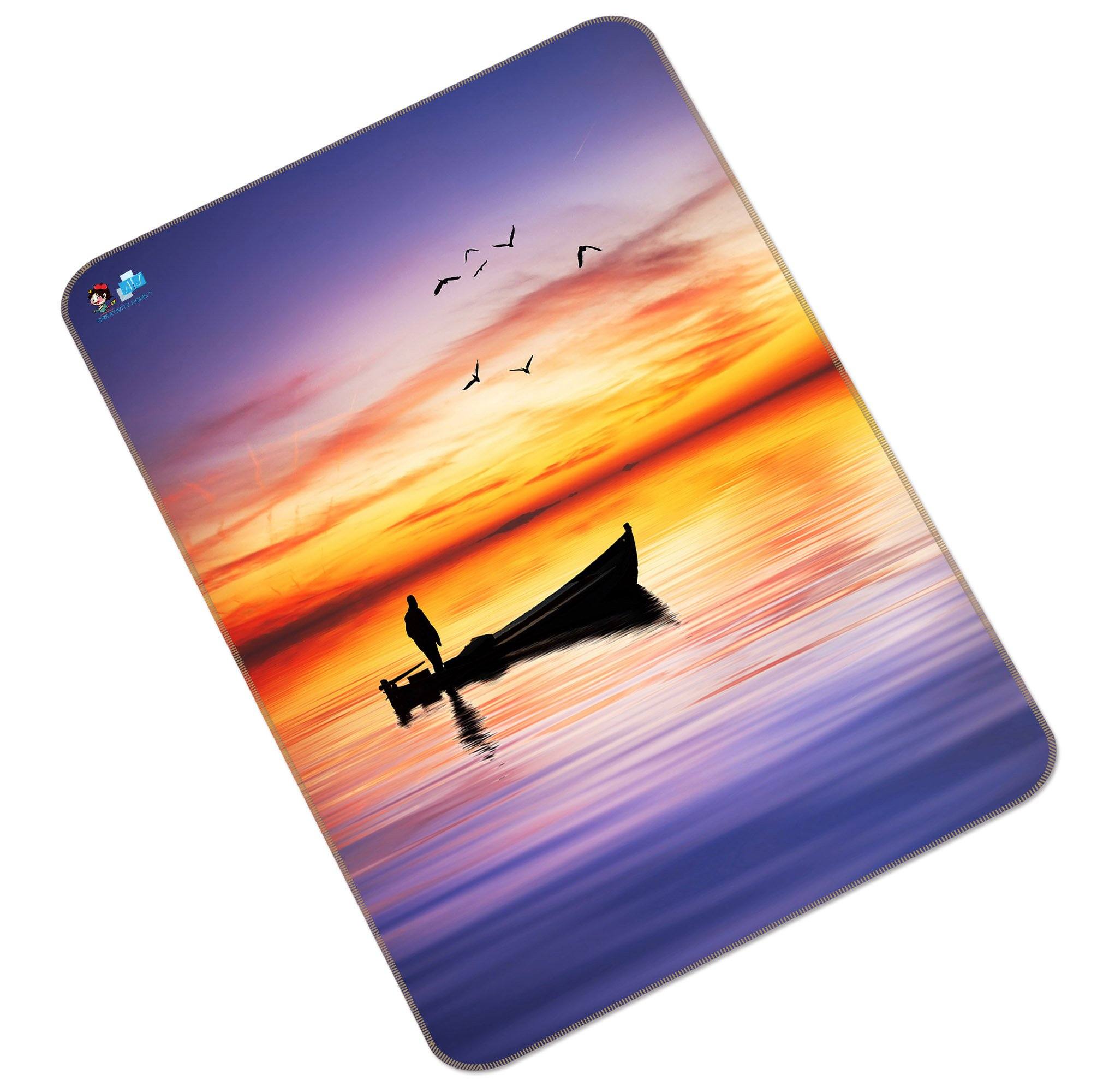 3D Sea Calm Sunset 152 Non Slip Rug Mat Mat AJ Creativity Home