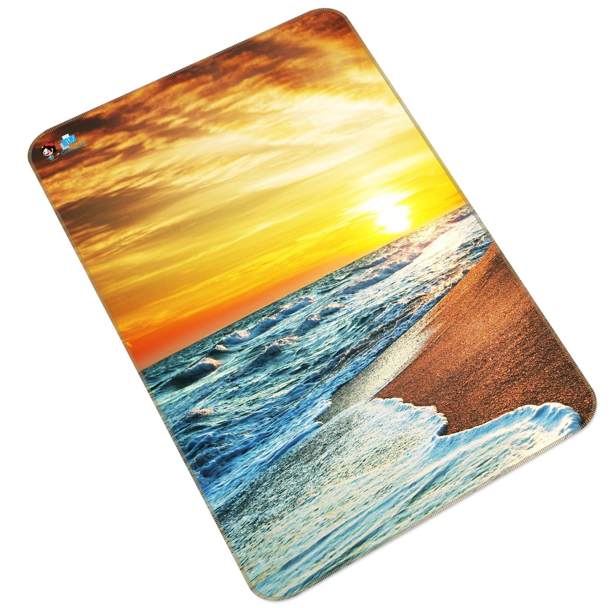 3D Pretty Sea Sunset 159 Non Slip Rug Mat Mat AJ Creativity Home