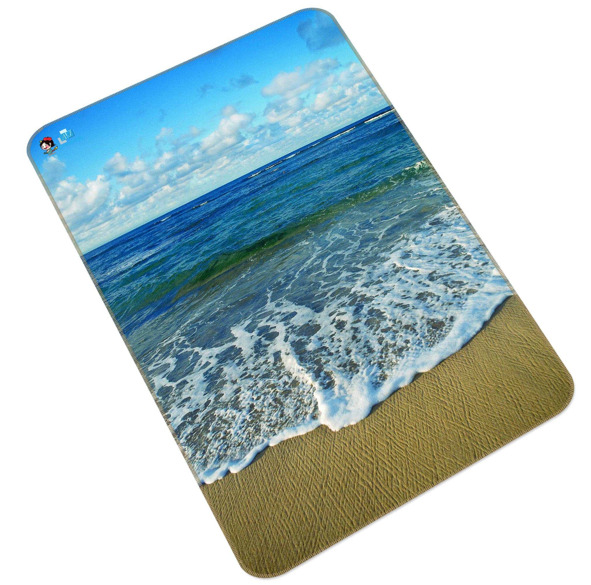 3D Vast Blue Sea 185 Non Slip Rug Mat Mat AJ Creativity Home