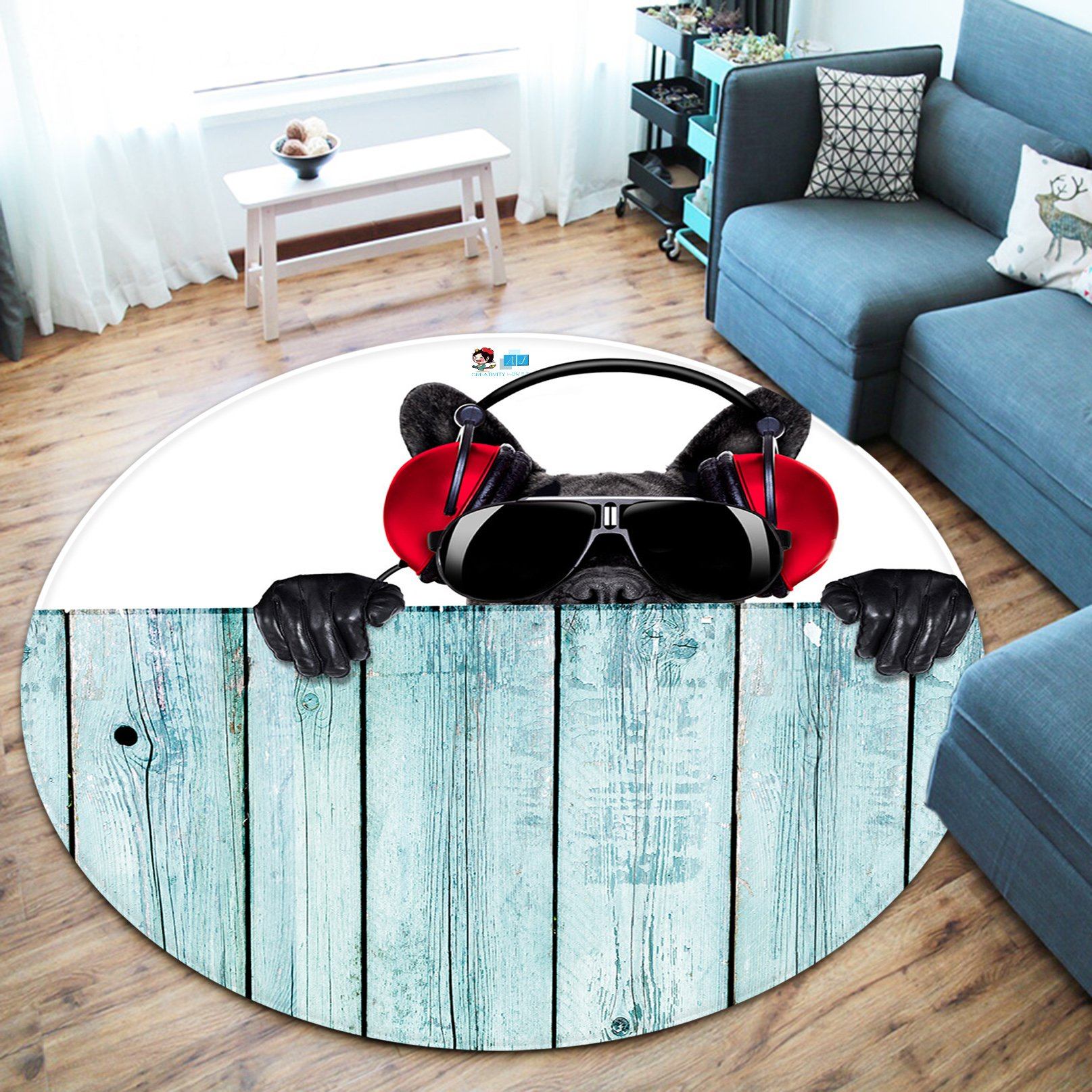 3D Cartoon 3042 Round Non Slip Rug Mat Mat AJ Creativity Home