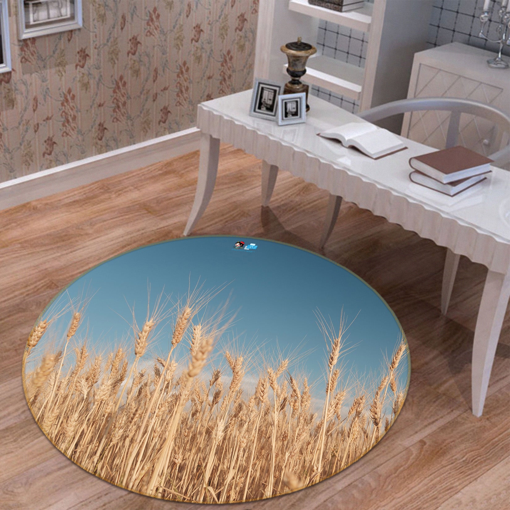 3D Grass 81097 Round Non Slip Rug Mat
