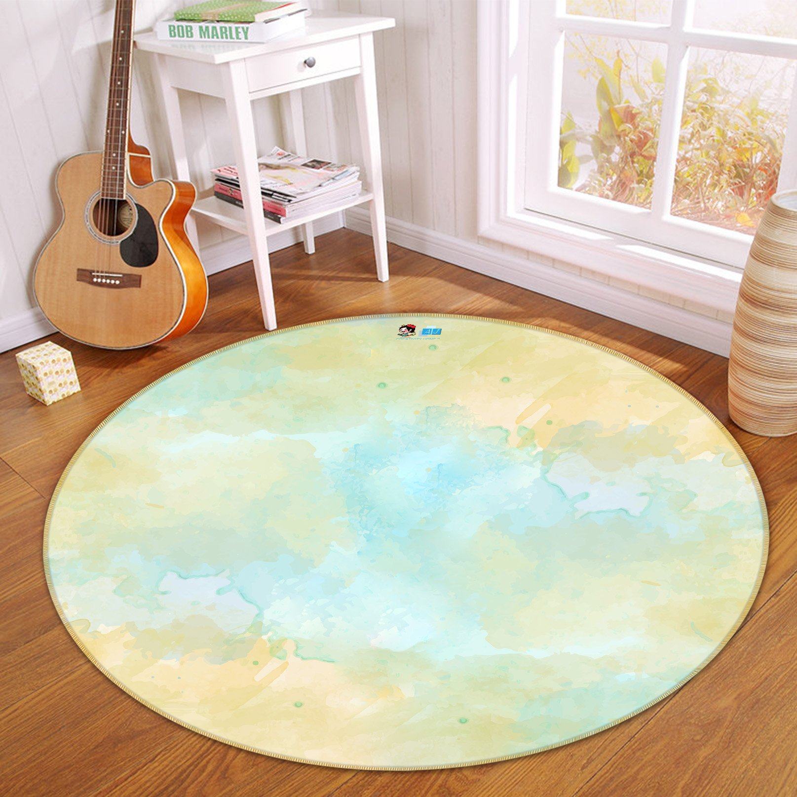 3D Stone Pattern 181 Round Non Slip Rug Mat Mat AJ Creativity Home