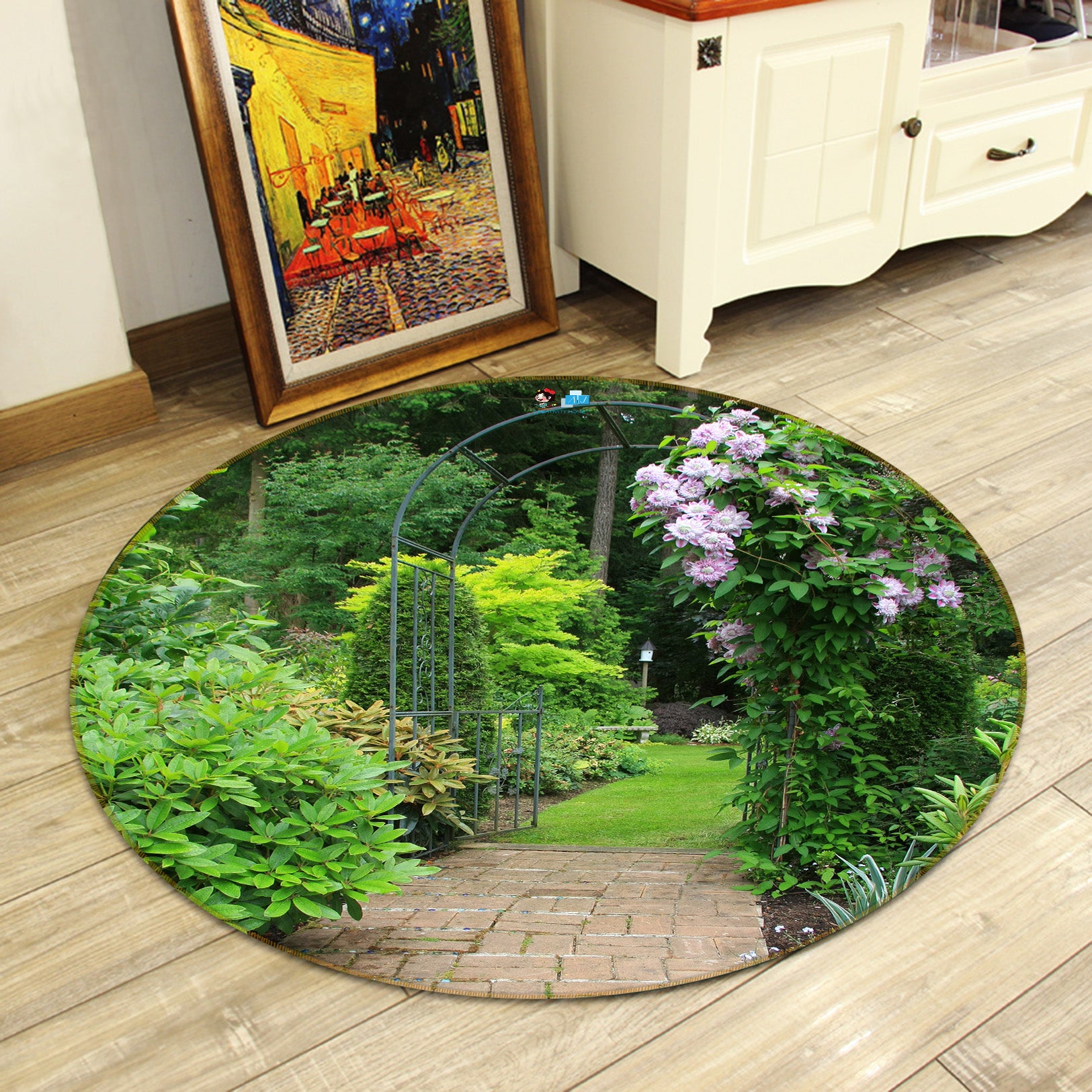 3D Grove 72062 Round Non Slip Rug Mat