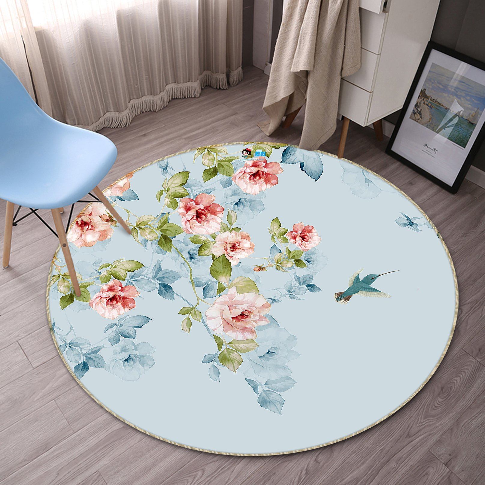 3D Fresh Bracelet 088 Round Non Slip Rug Mat Mat AJ Creativity Home