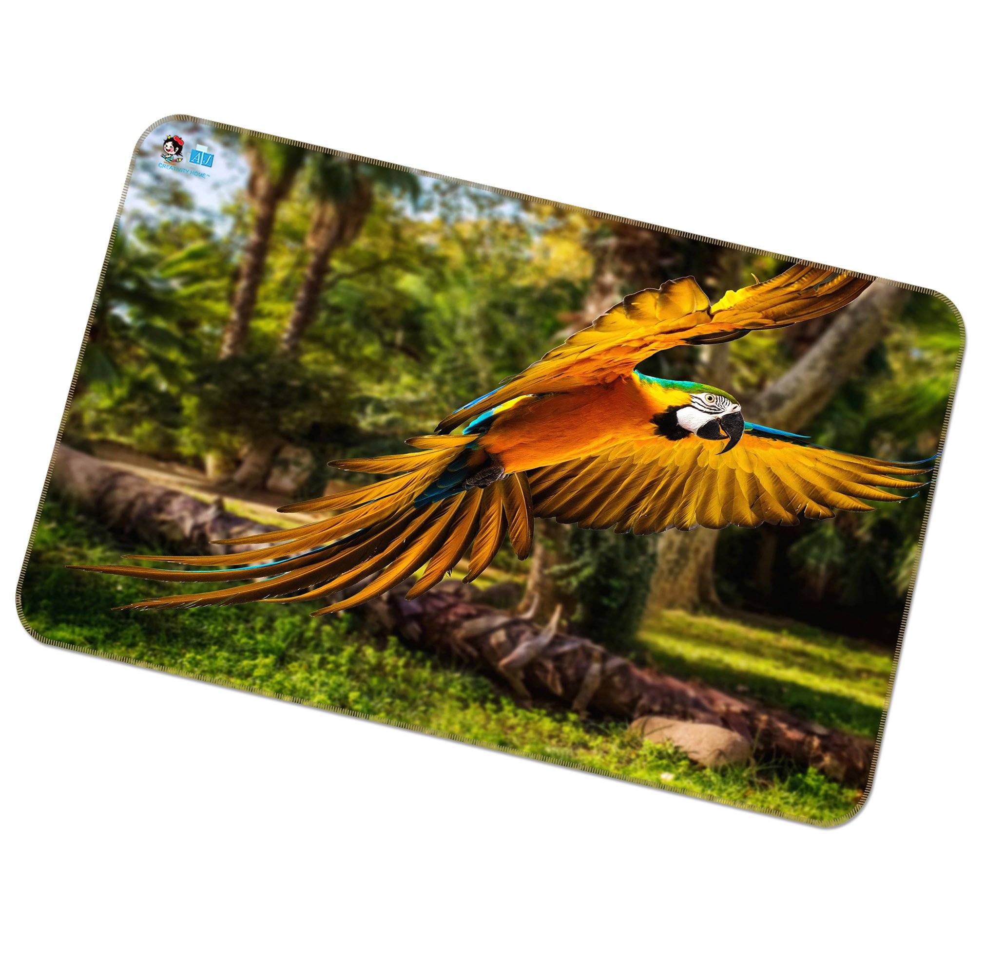 3D Parrot 262 Non Slip Rug Mat Mat AJ Creativity Home
