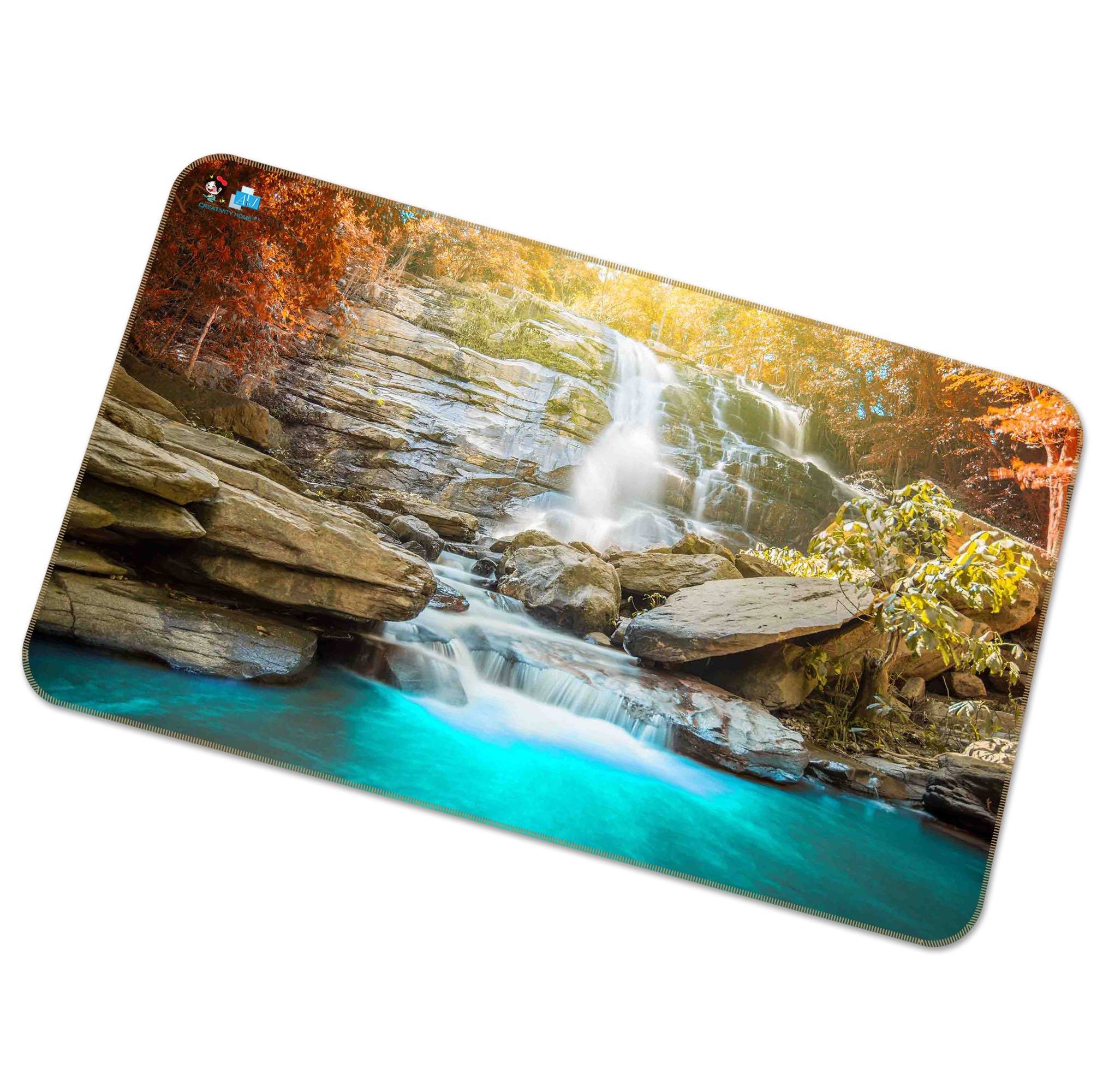 3D Steep River 230 Non Slip Rug Mat Mat AJ Creativity Home