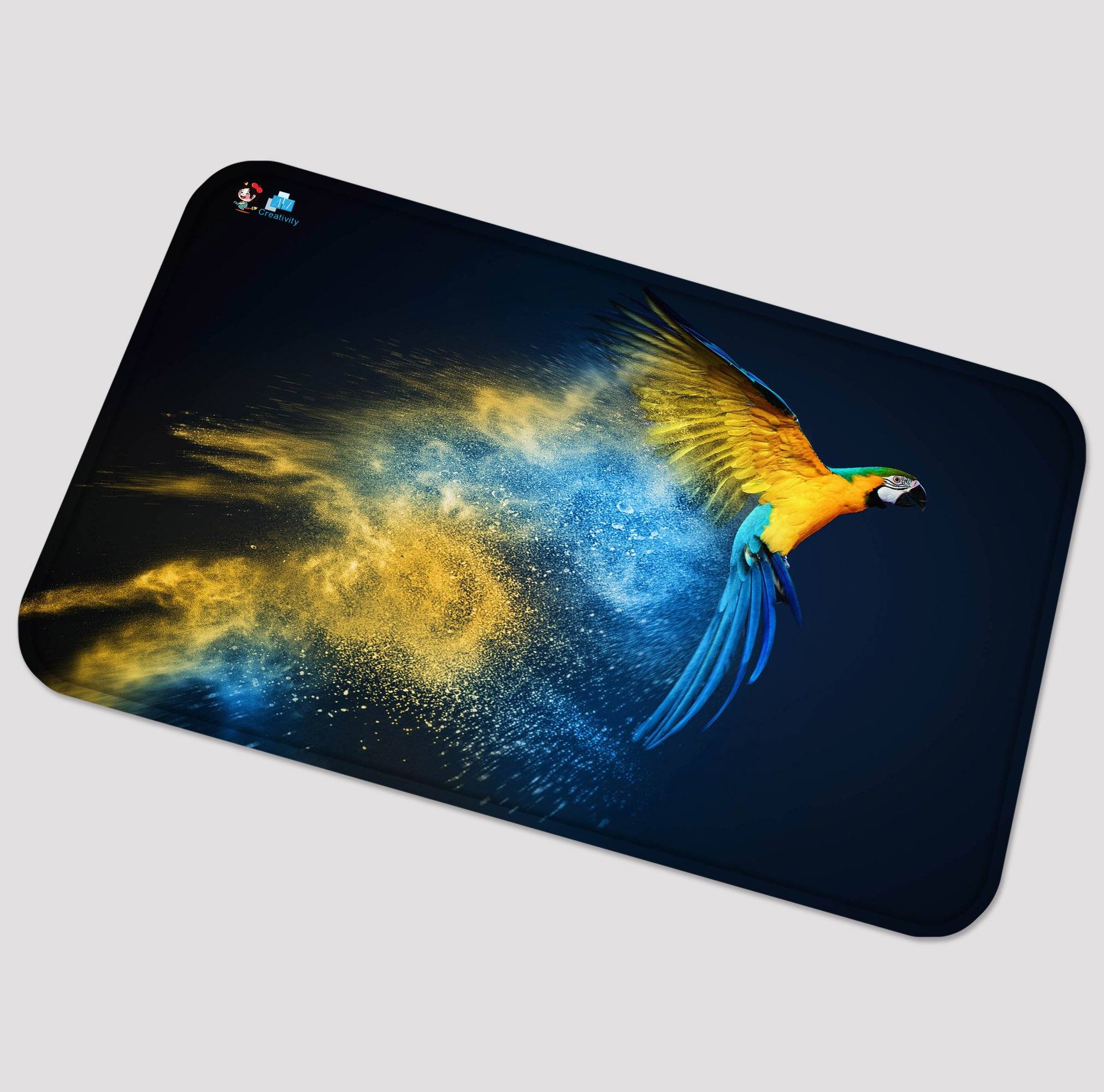 3D Flying Parrot 107 Non Slip Rug Mat Mat AJ Creativity Home