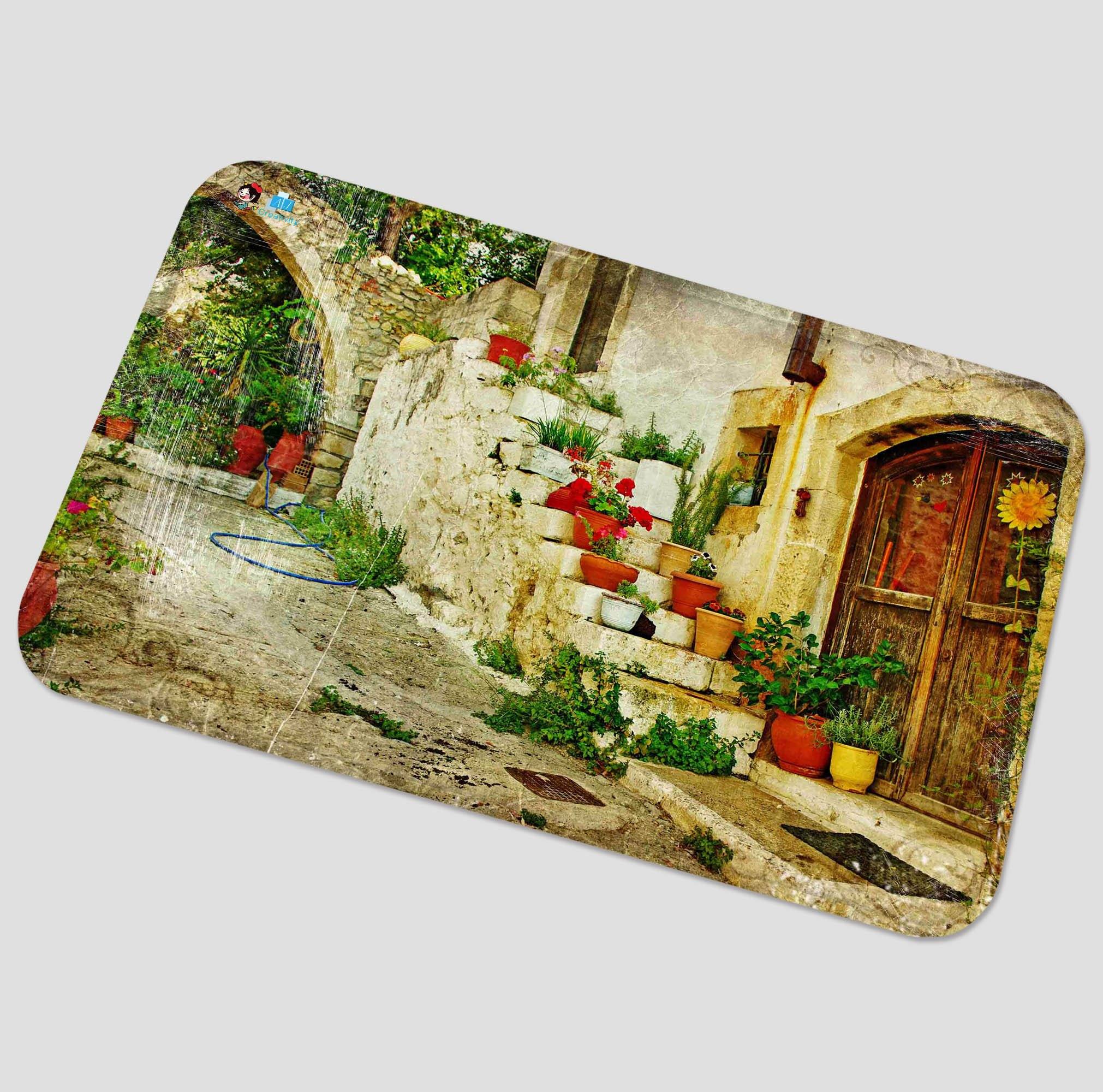 3D Potted Plants 146 Non Slip Rug Mat Mat AJ Creativity Home