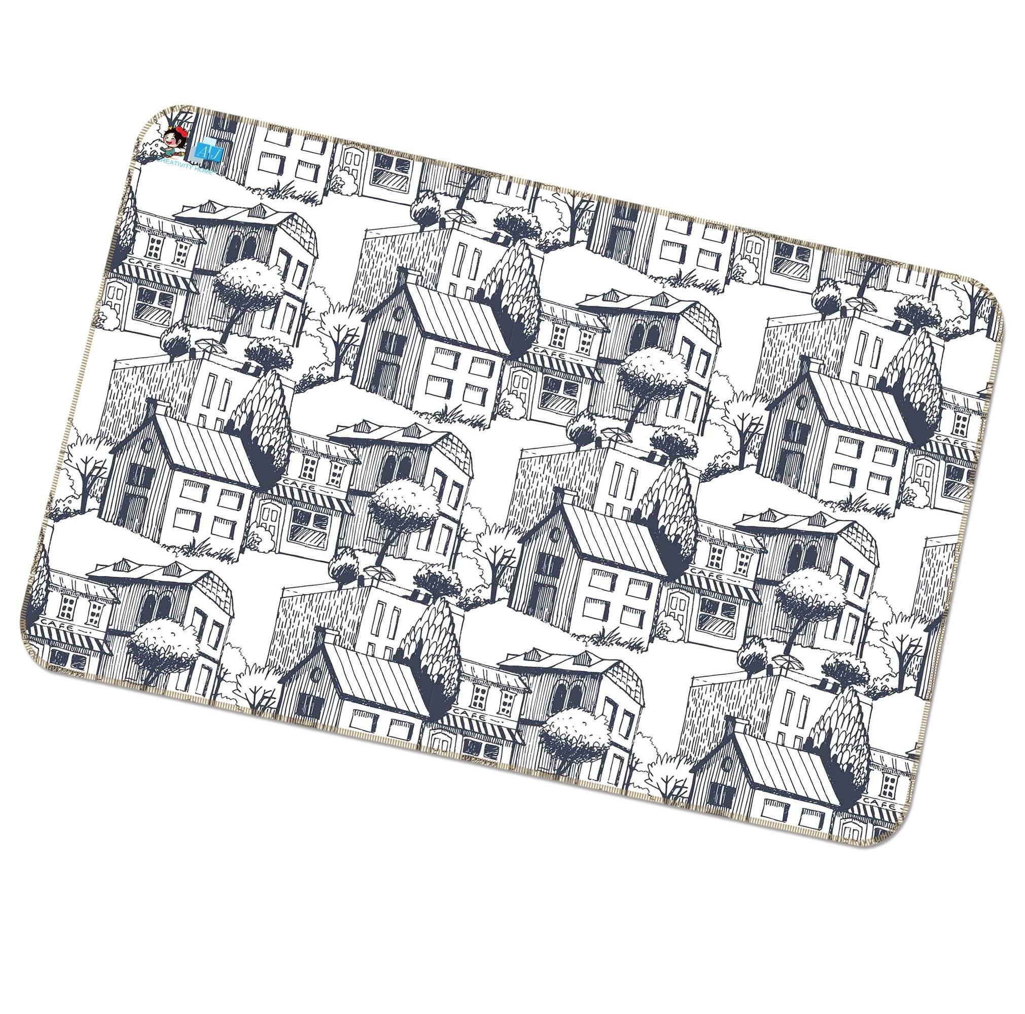 3D Graffiti House 001 Non Slip Rug Mat Mat AJ Creativity Home