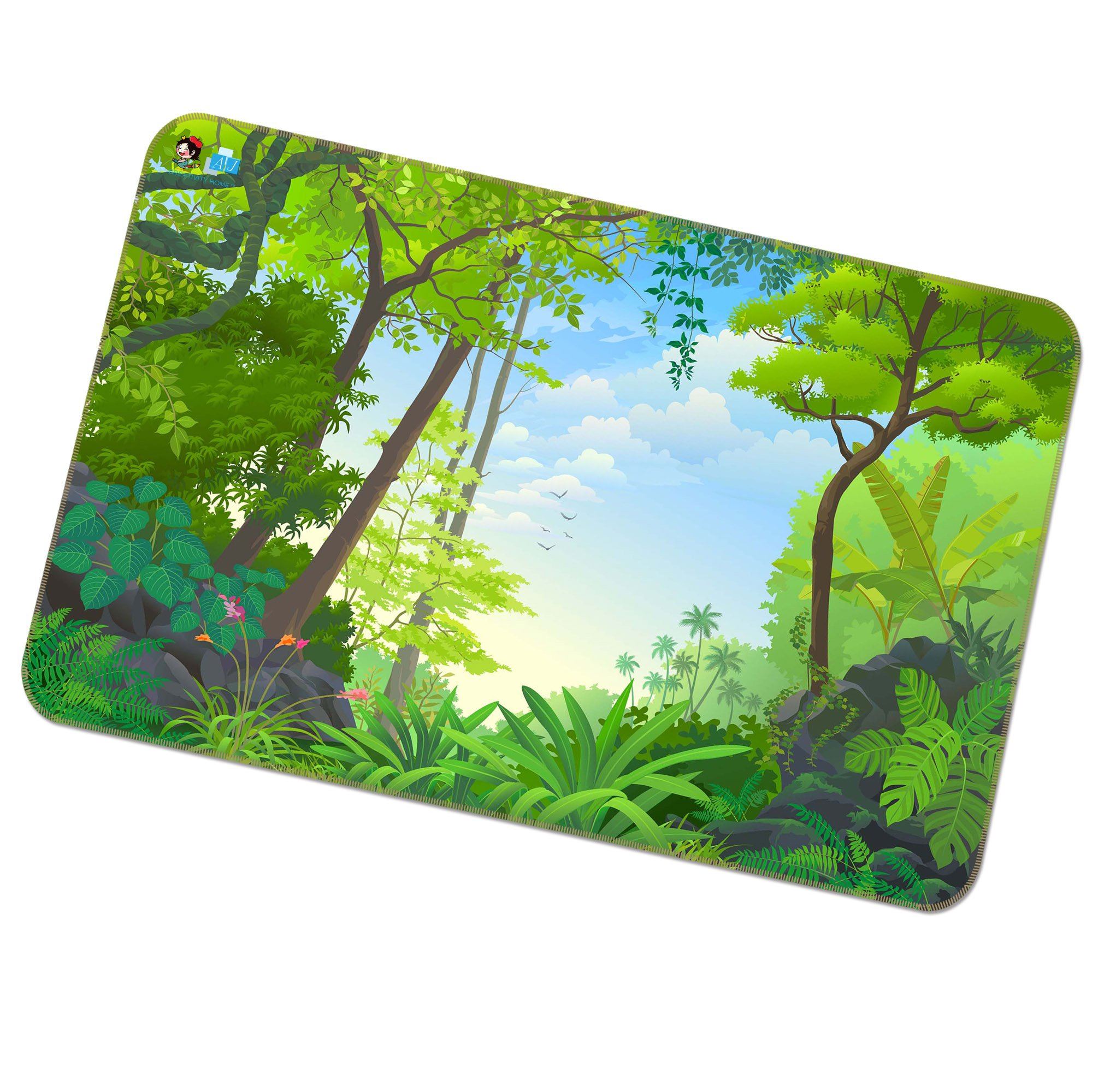 3D Cartoon Woods 495 Non Slip Rug Mat Mat AJ Creativity Home