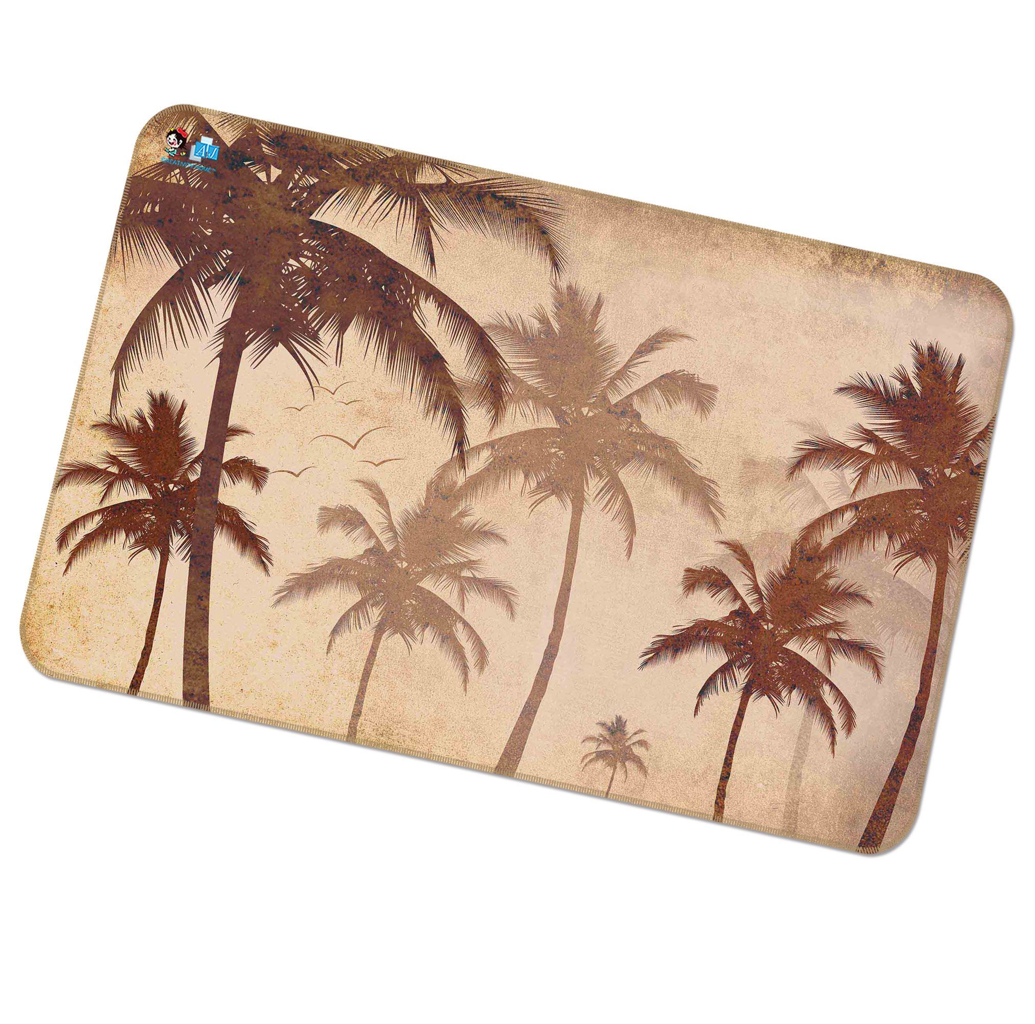 3D Tall Coconut Trees 141 Non Slip Rug Mat Mat AJ Creativity Home