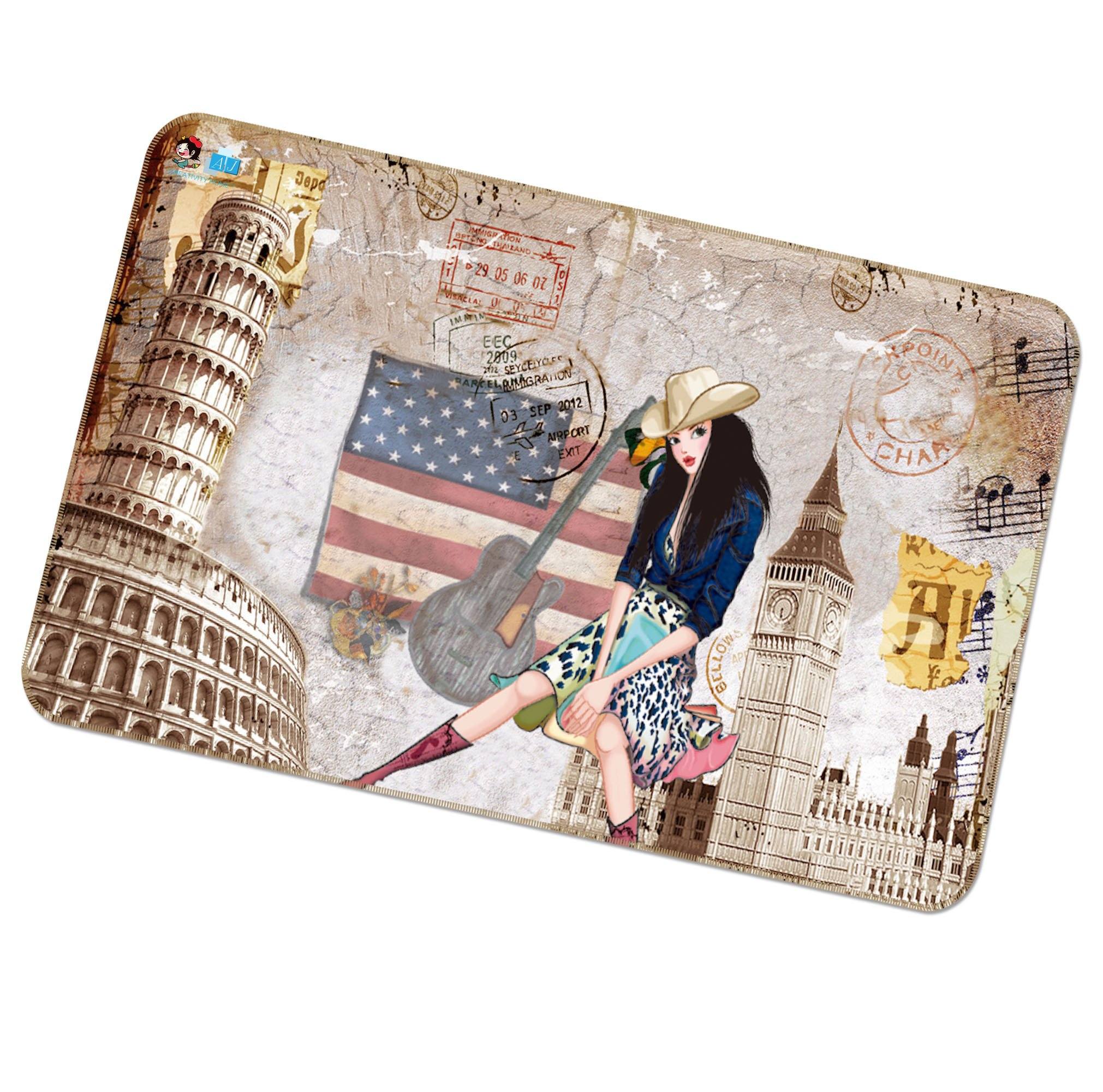 3D National Flag 353 Non Slip Rug Mat Mat AJ Creativity Home