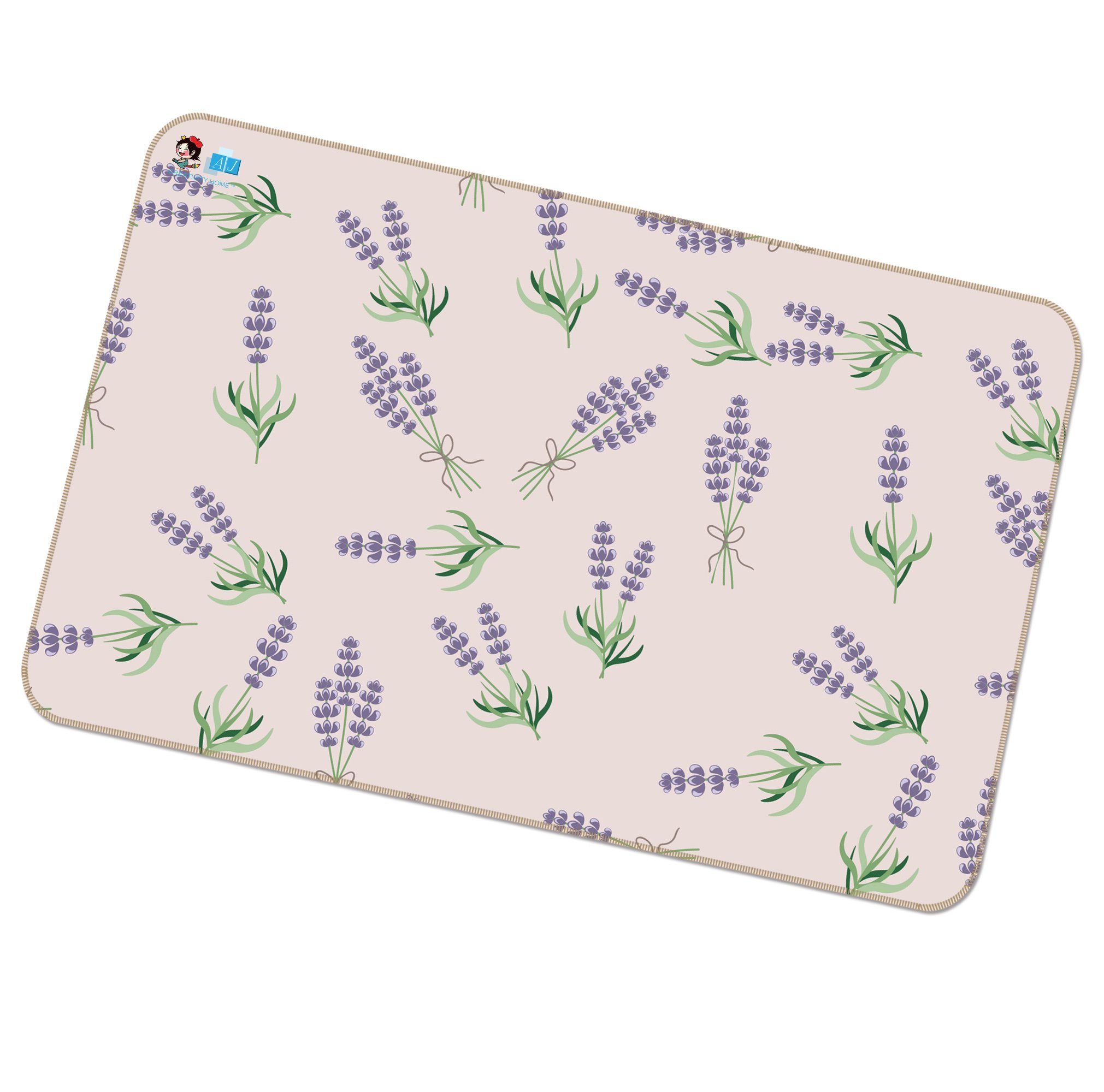 3D Purple Grass 056 Non Slip Rug Mat Mat AJ Creativity Home