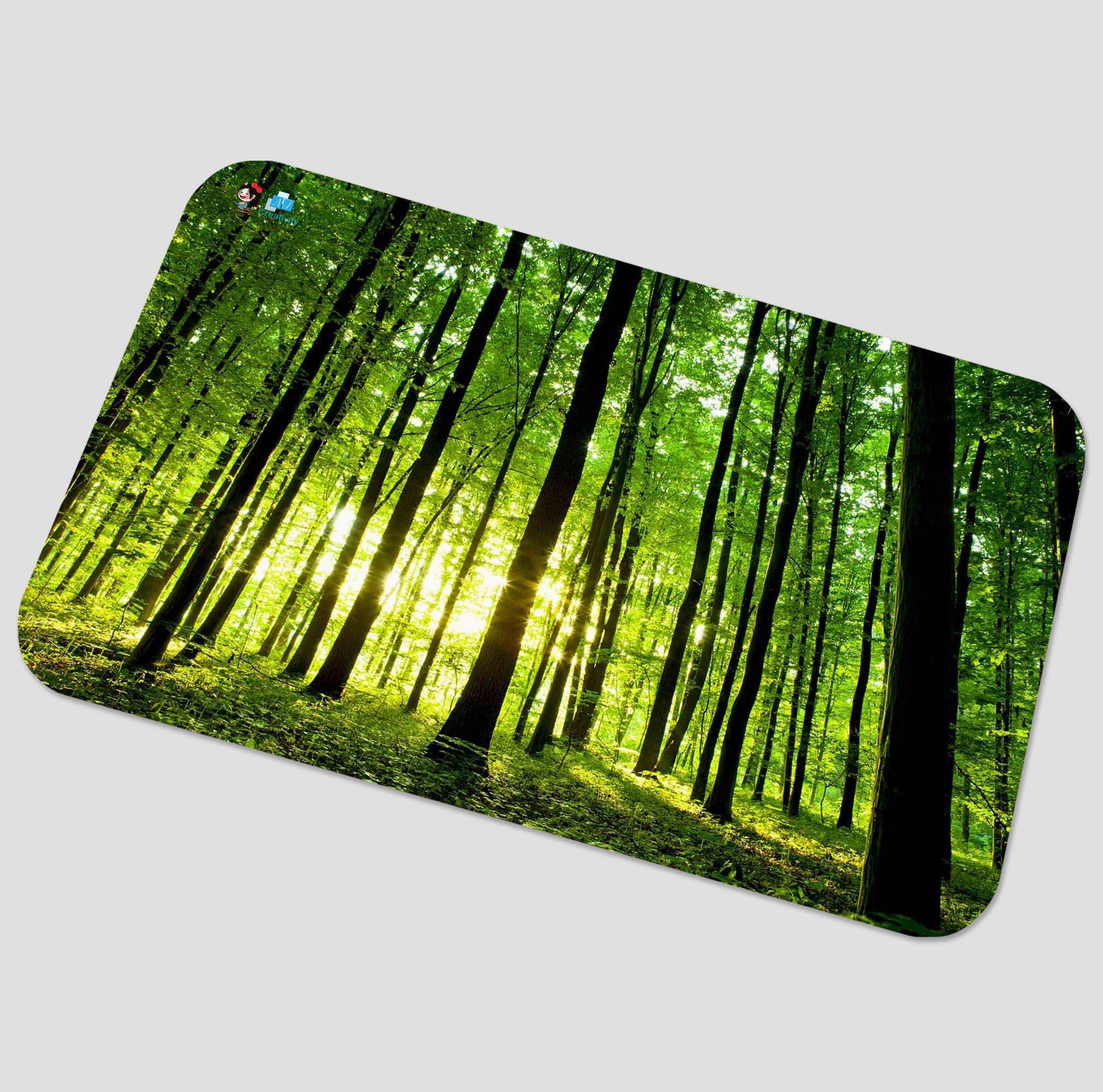 3D Forest Sunshine 6 Non Slip Rug Mat Mat AJ Creativity Home