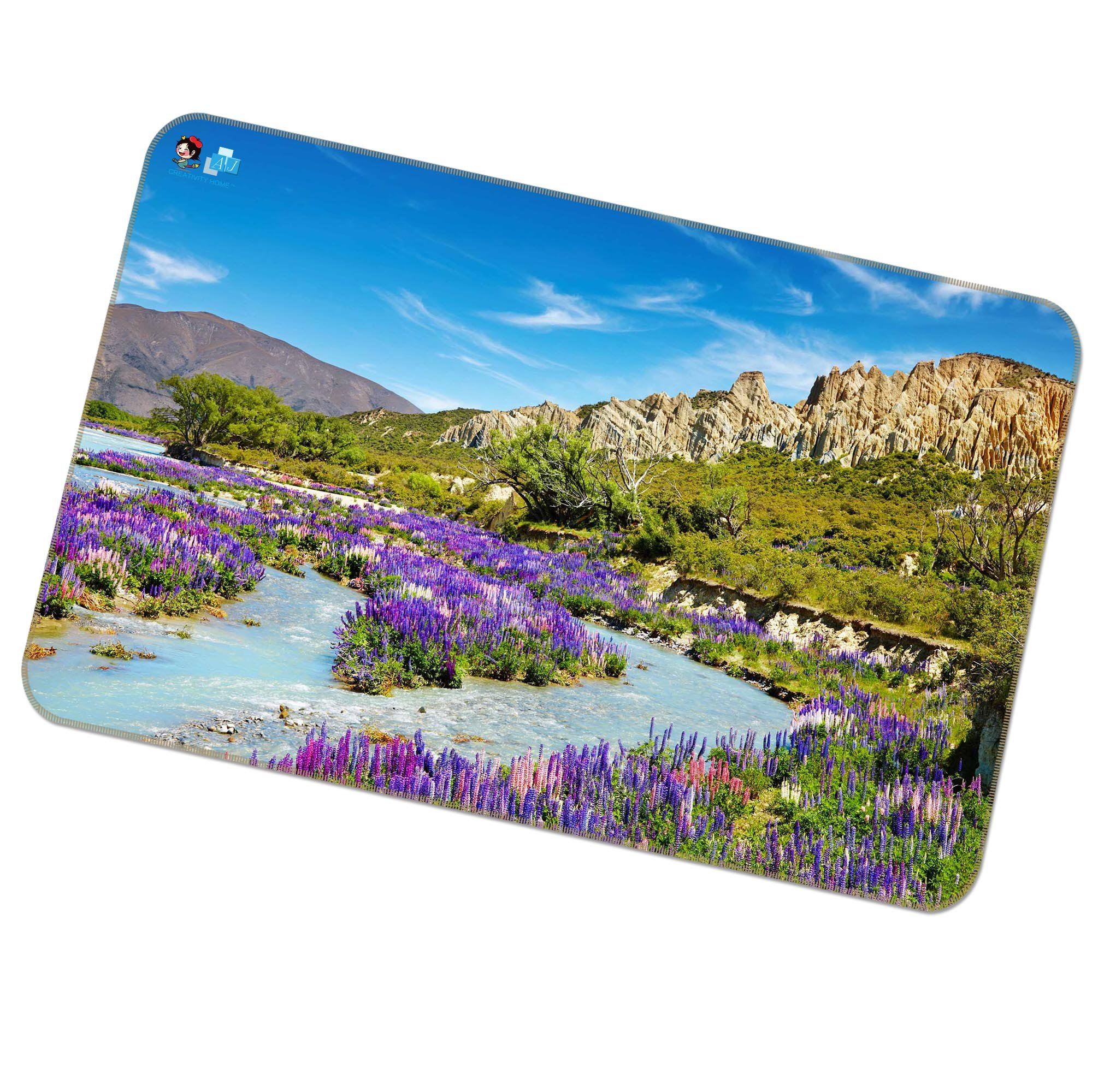 3D Lavender Mountain 463 Non Slip Rug Mat Mat AJ Creativity Home