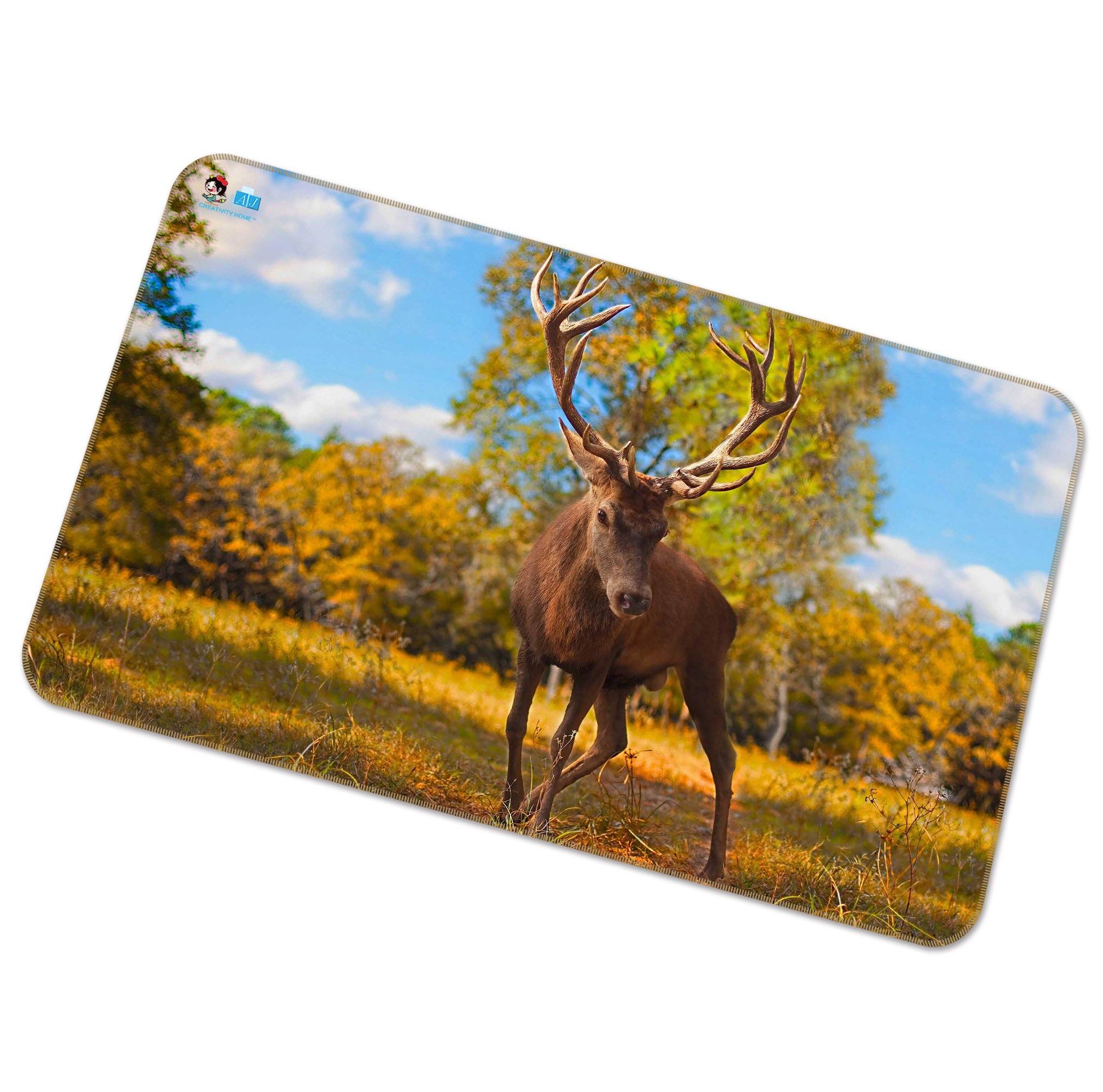 3D Pretty Deer 281 Non Slip Rug Mat Mat AJ Creativity Home