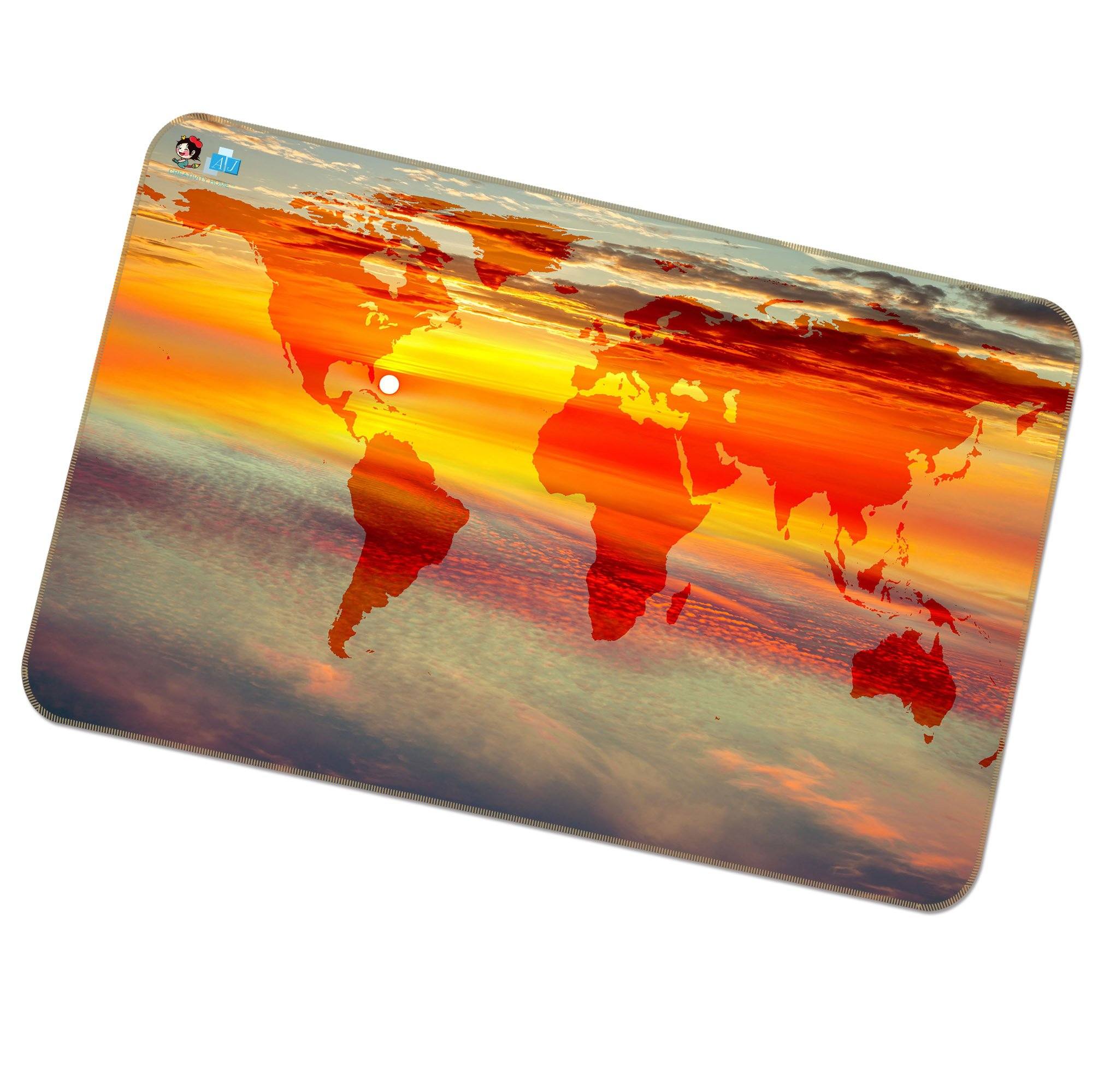 3D Dusk Map 379 Non Slip Rug Mat Mat AJ Creativity Home
