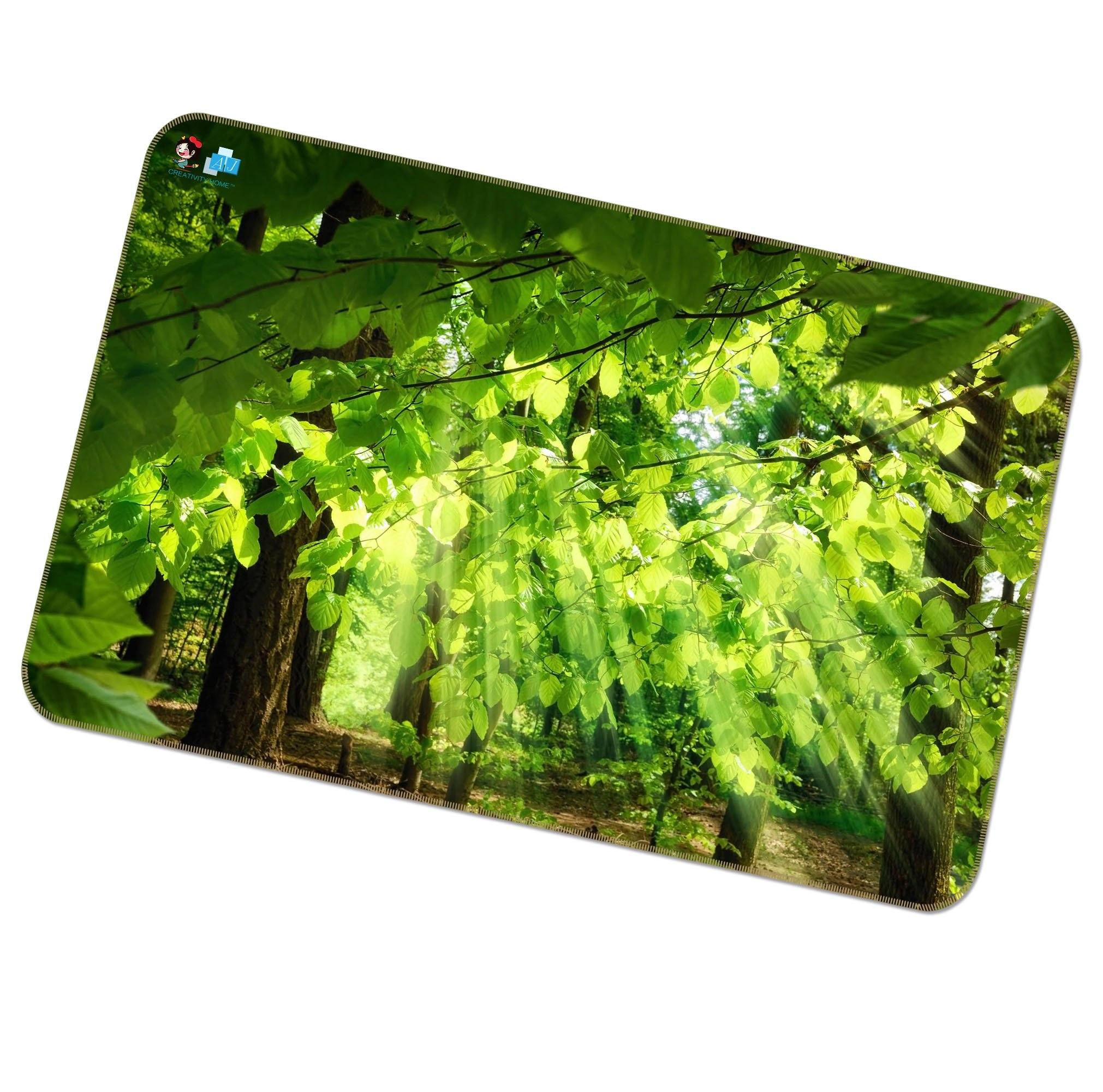 3D Sunlight Leaves 456 Non Slip Rug Mat Mat AJ Creativity Home