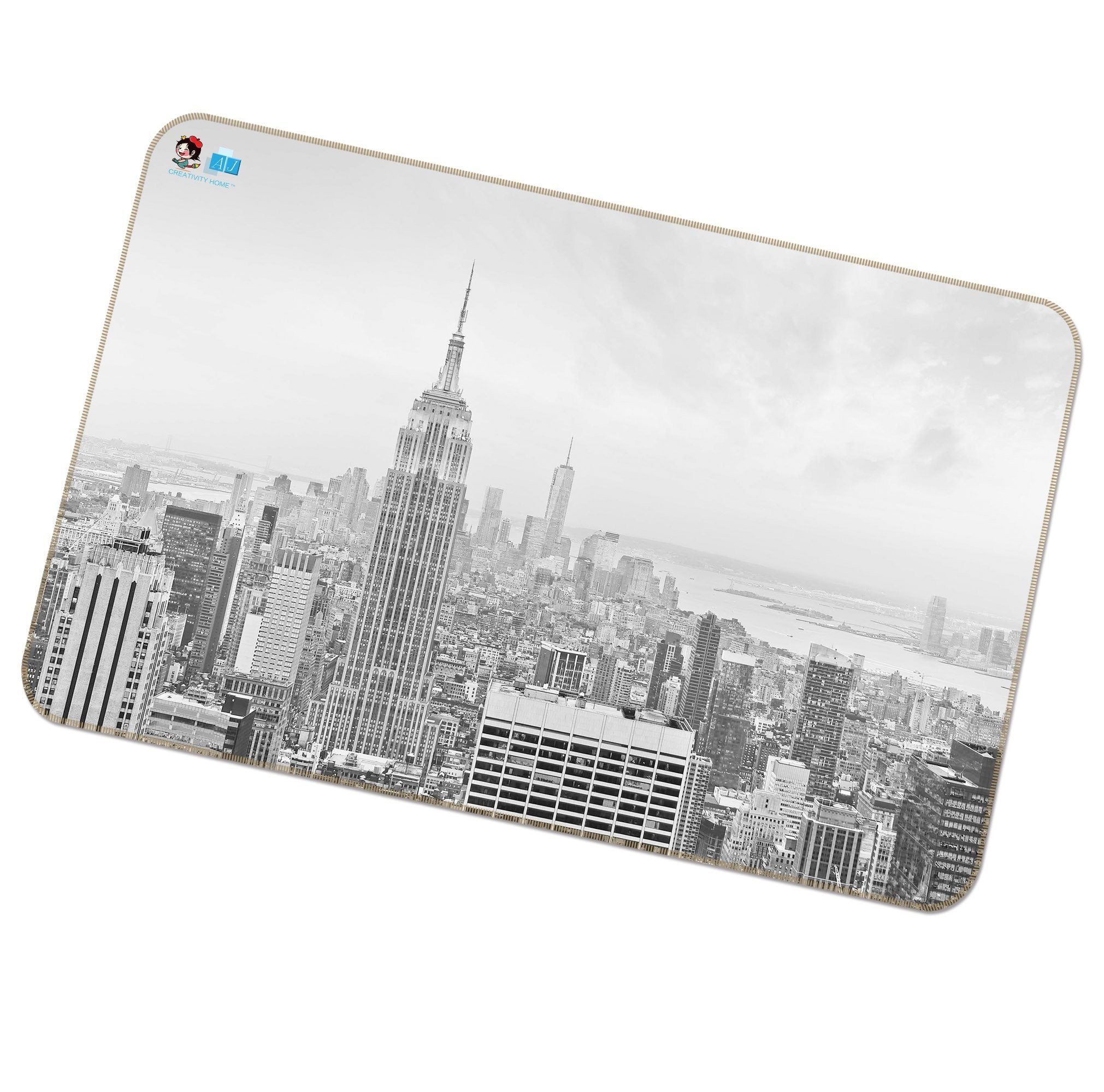 3D Gray Building 076 Non Slip Rug Mat Mat AJ Creativity Home