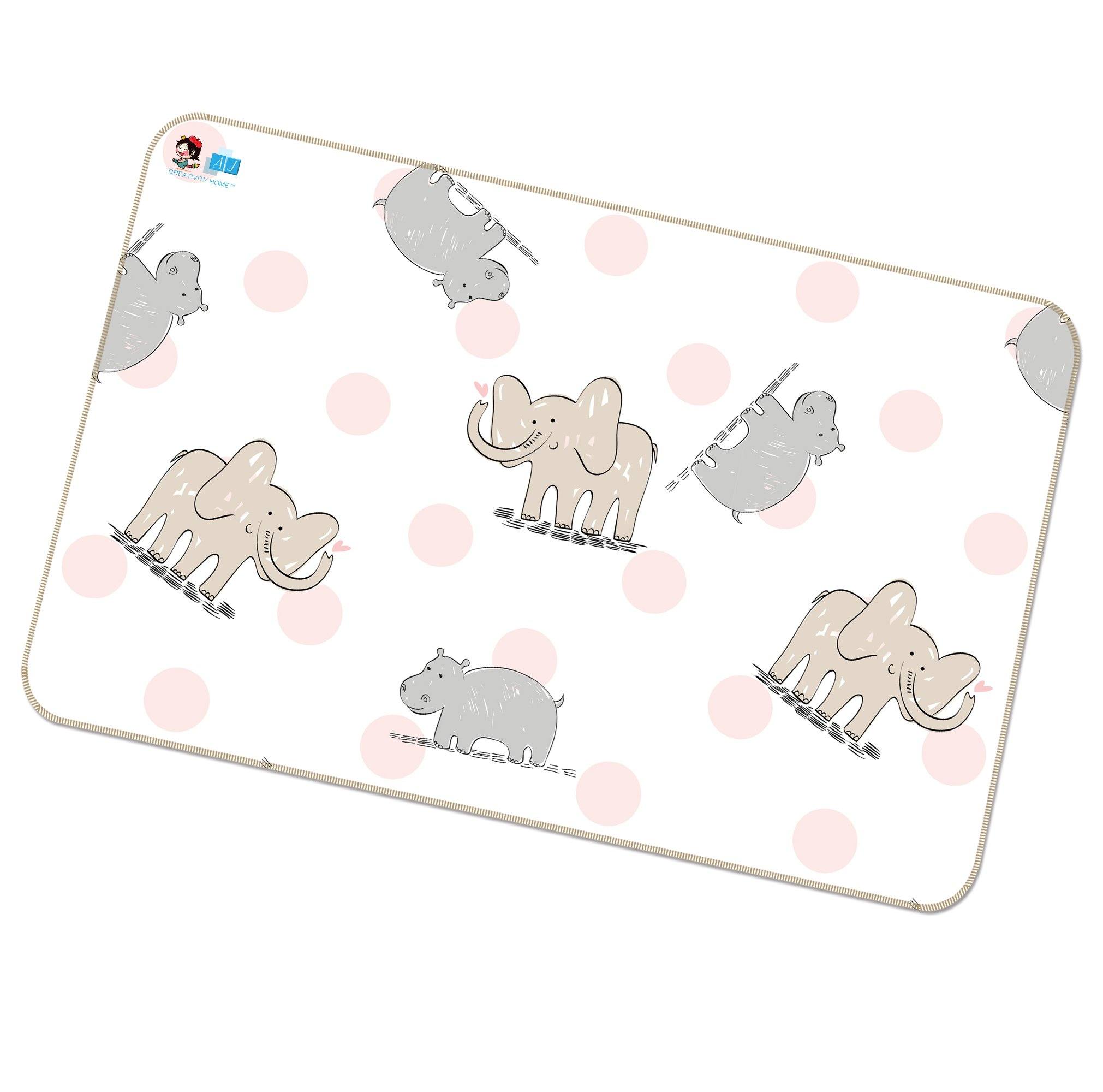 3D Elephant Pattern 121 Non Slip Rug Mat Mat AJ Creativity Home