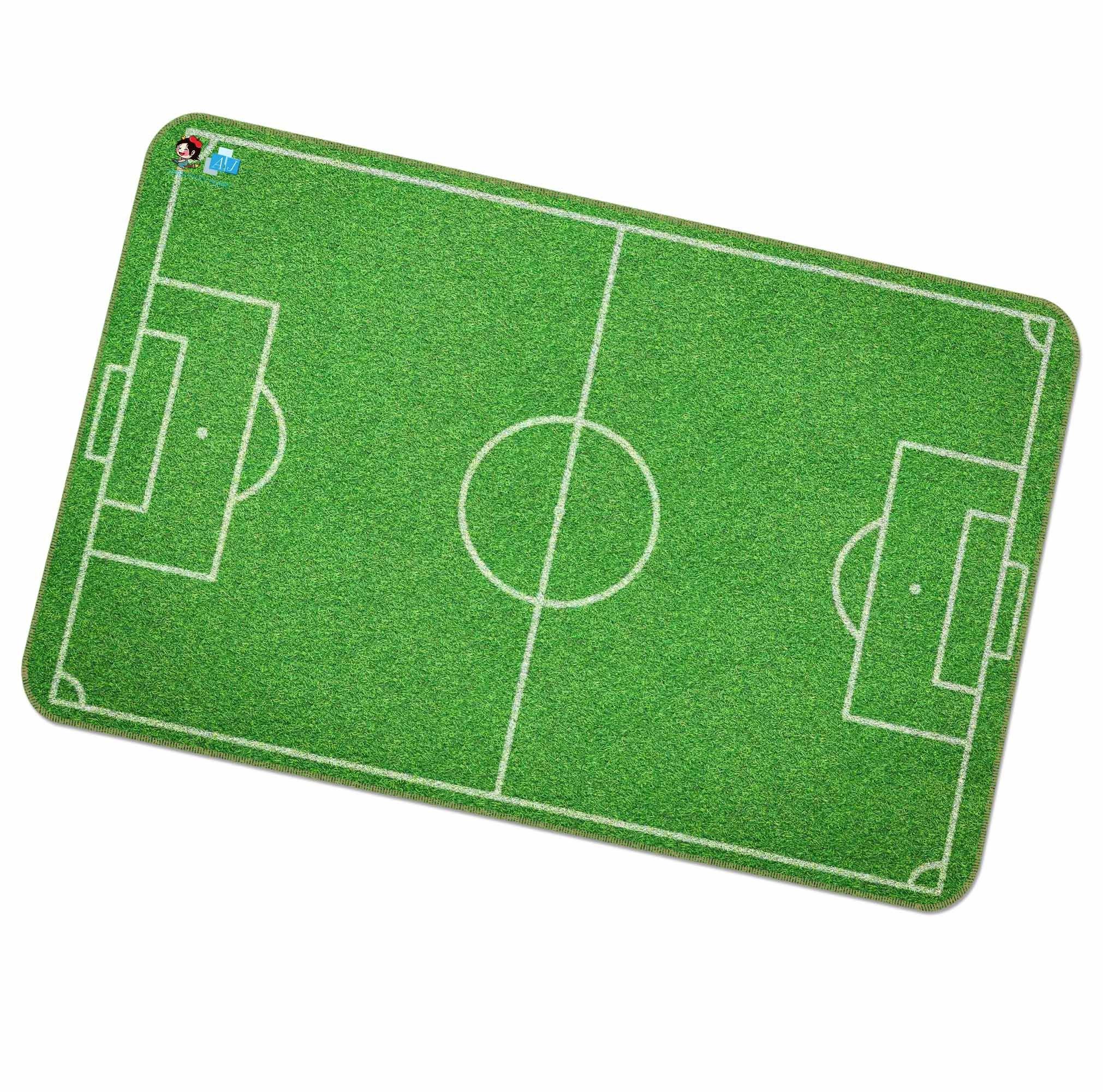 3D Football Field 108 Non Slip Rug Mat Mat AJ Creativity Home