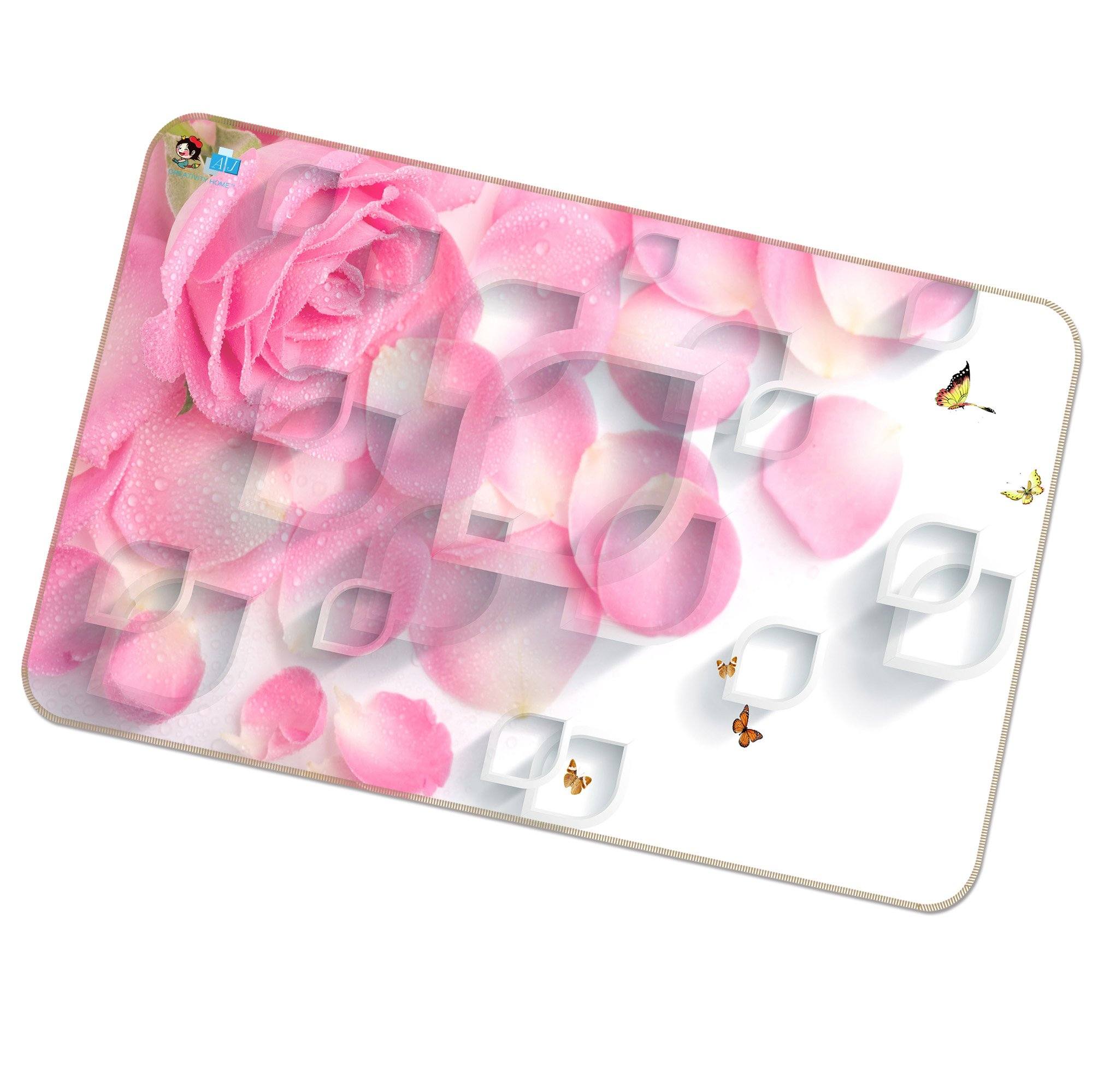 3D Rose Dew 343 Non Slip Rug Mat Mat AJ Creativity Home