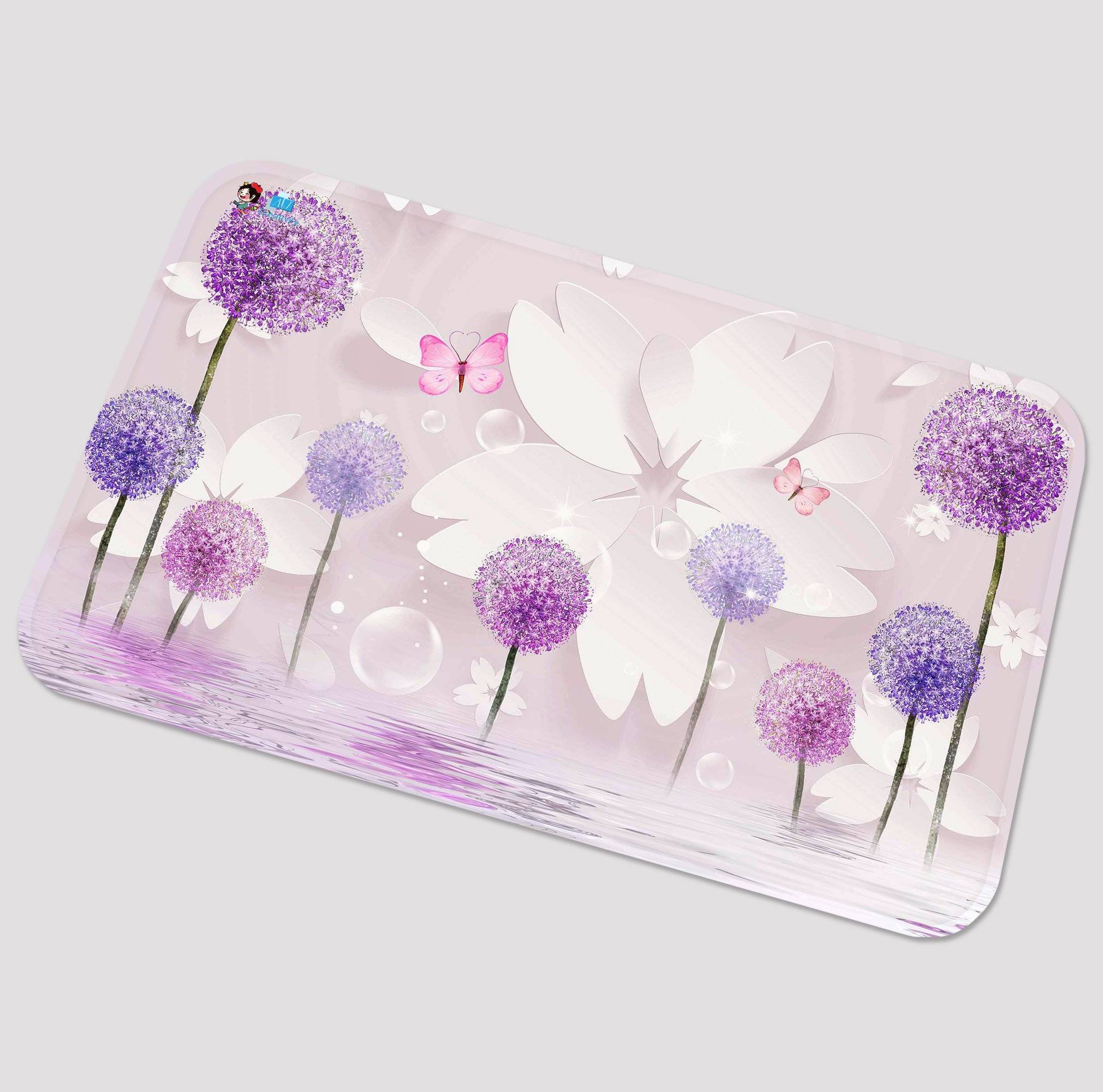 3D Pretty Dandelion 24 Non Slip Rug Mat Mat AJ Creativity Home